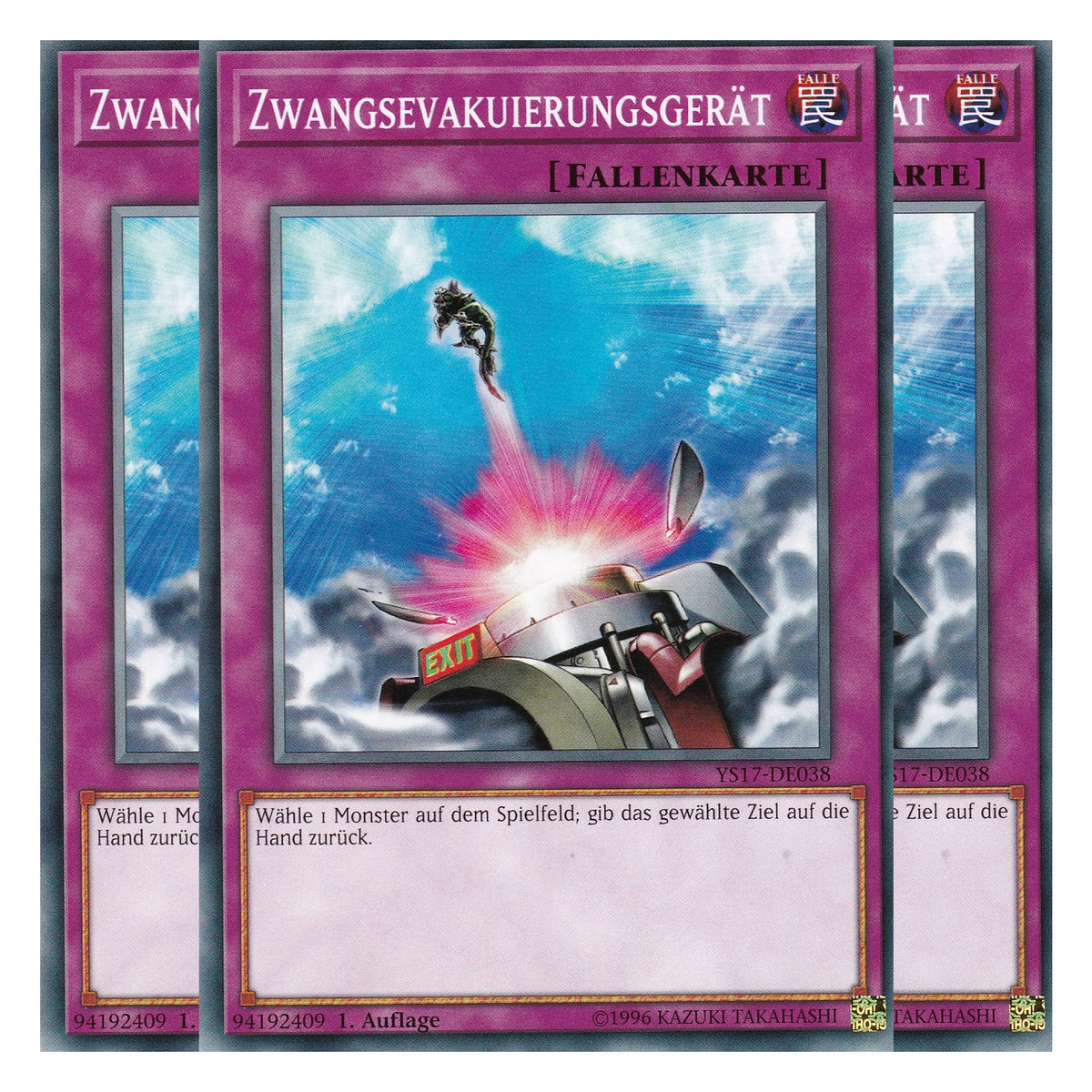 Zwangsevakuierungsgerät - YS17-DE038 - Common - Deutsch - 1. Auflage - Starter Deck: Link Strike - Playset (3 Kopien)