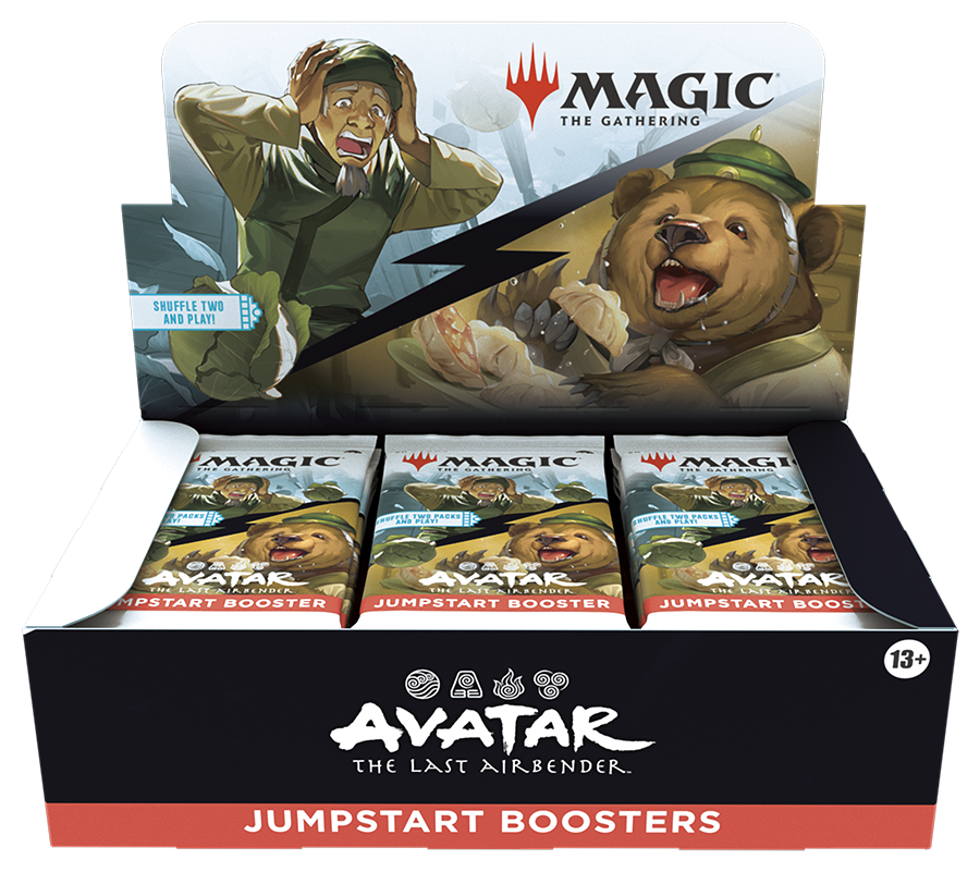 MTG Avatar Jumpstart Booster Display Englisch Vorbestellung
Magic the Gathering Avatar Jumpstart Display Limitierte Edition
MTG Avatar Jumpstart Karten Display