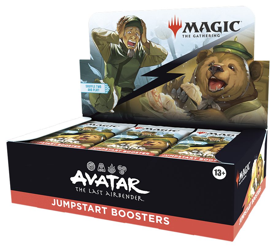 MTG Avatar Jumpstart Booster Display Englisch Vorbestellung
Magic the Gathering Avatar Jumpstart Display Limitierte Edition
MTG Avatar Jumpstart Karten Display