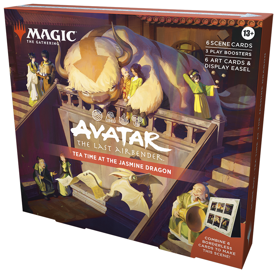 MTG Avatar The Last Airbender Scene Box Englisch Vorbestellung
Magic the Gathering Avatar Scene Box Limitierte Edition
Avatar The Last Airbender MTG Karten und Artwork