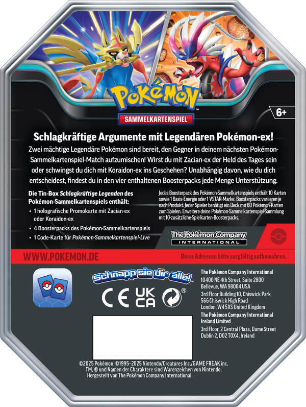Pokémon Tin #121 Koraidon-ex (Deutsch)