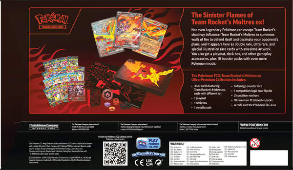 Pokémon TCG Ultra Premium Collection – Team Rocket’s Moltres ex (Englisch)