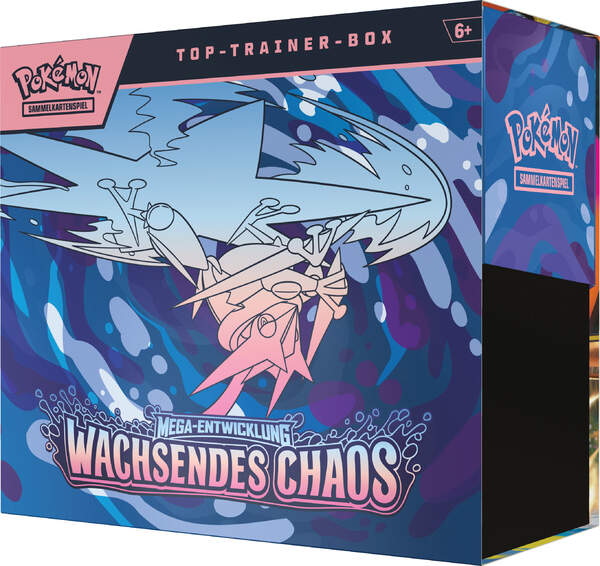 Pokémon Wachsendes Chaos – Top Trainer Box (ETB) | Deutsch | Zubehör & Booster | Release: 22.05.2026