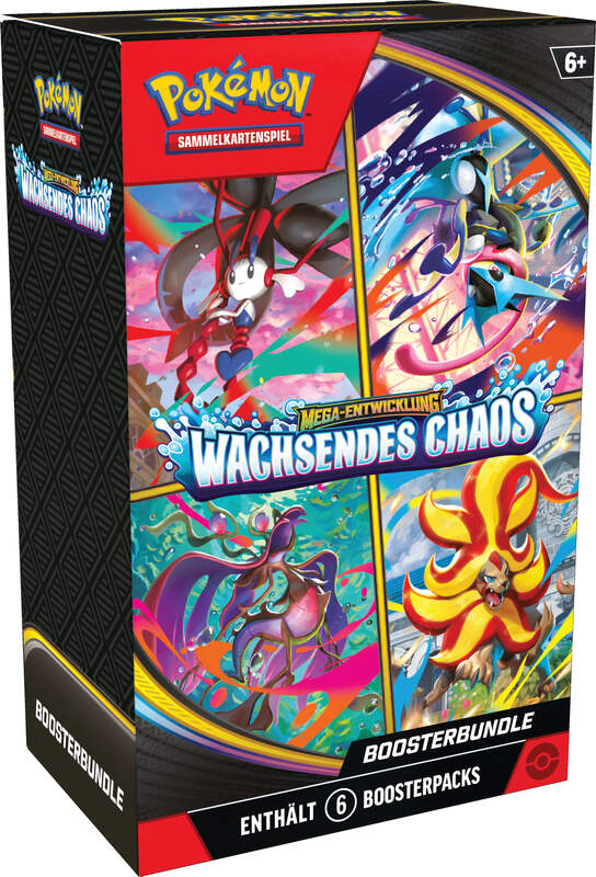 Pokémon Wachsendes Chaos – Booster Bundle | Deutsch | Mehrere Booster | Release: 22.05.2026