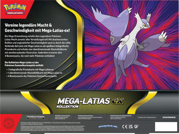 Pokémon TCG Mega-Latias-ex Kollektion – Box mit Promo & Boostern