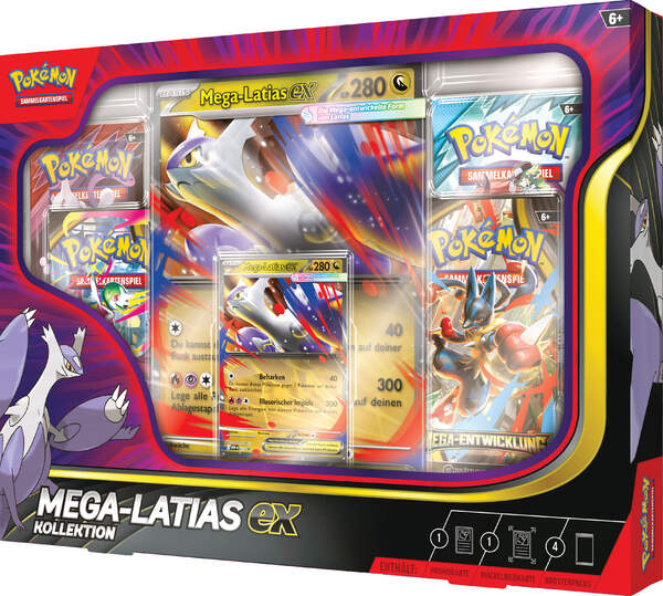 Pokémon TCG Mega-Latias-ex Kollektion – Box mit Promo & Boostern