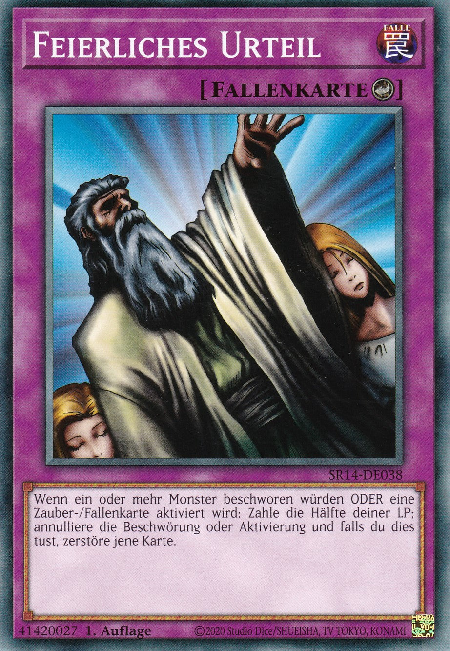 Feierliches Urteil - SR14-DE038 - Common - 1. Auflage - Common - Structure Deck: Fire Kings