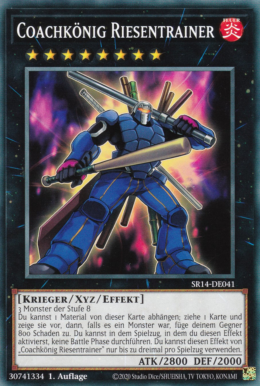 Coachkönig Riesentrainer - SR14-DE041 - Common - 1. Auflage - Common - Structure Deck: Fire Kings