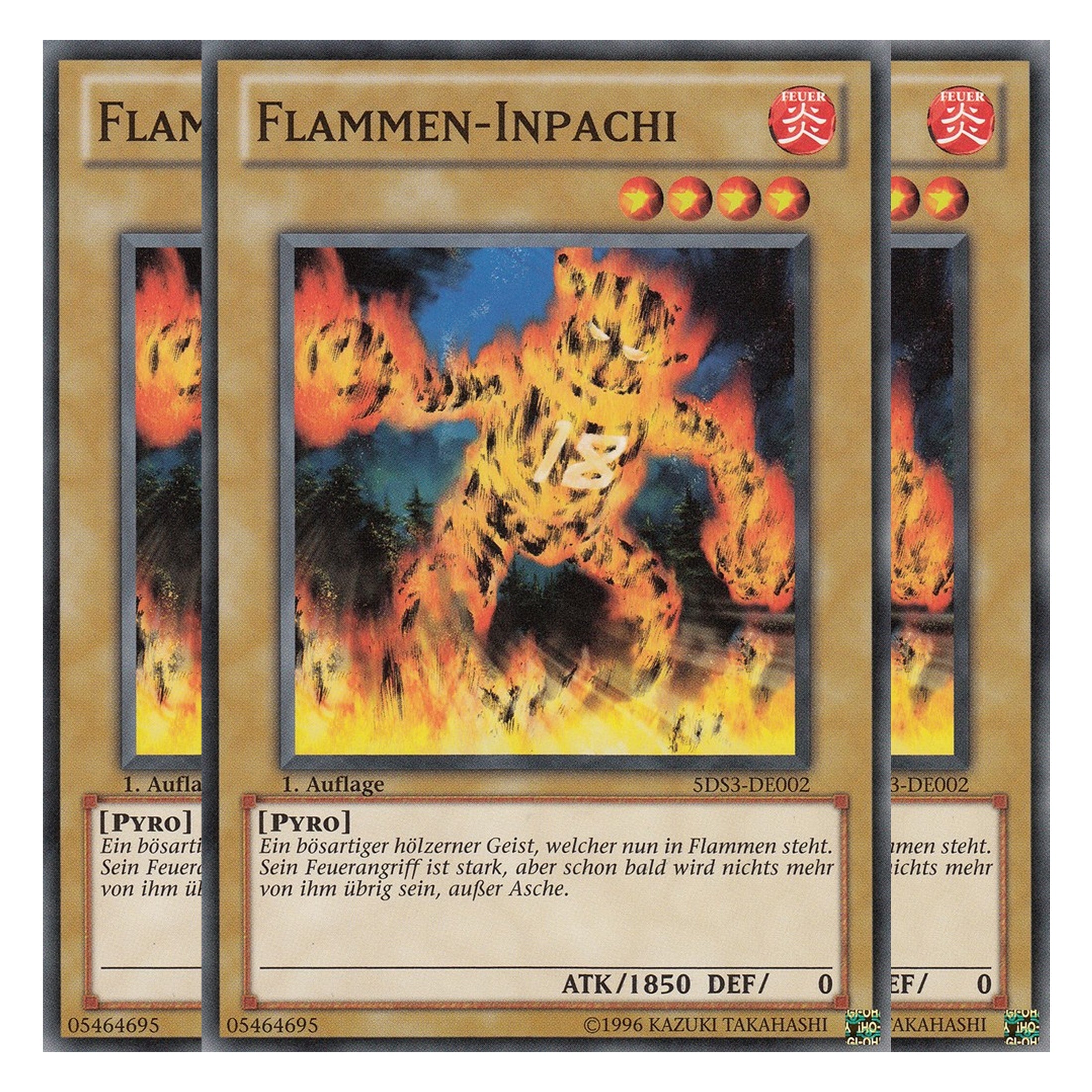 Flammen-Inpachi - 5DS3-DE002 - Common - Deutsch - 1. Auflage - Starter Deck: Duelist Toolbox - Playset (3 Kopien)