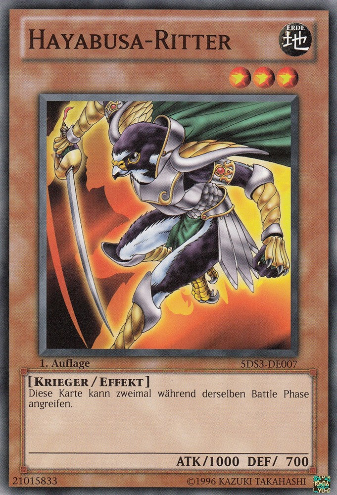 Hayabusa-Ritter - 5DS3-DE007 - Common - Deutsch - 1. Auflage - Starter Deck: Duelist Toolbox - Yugioh