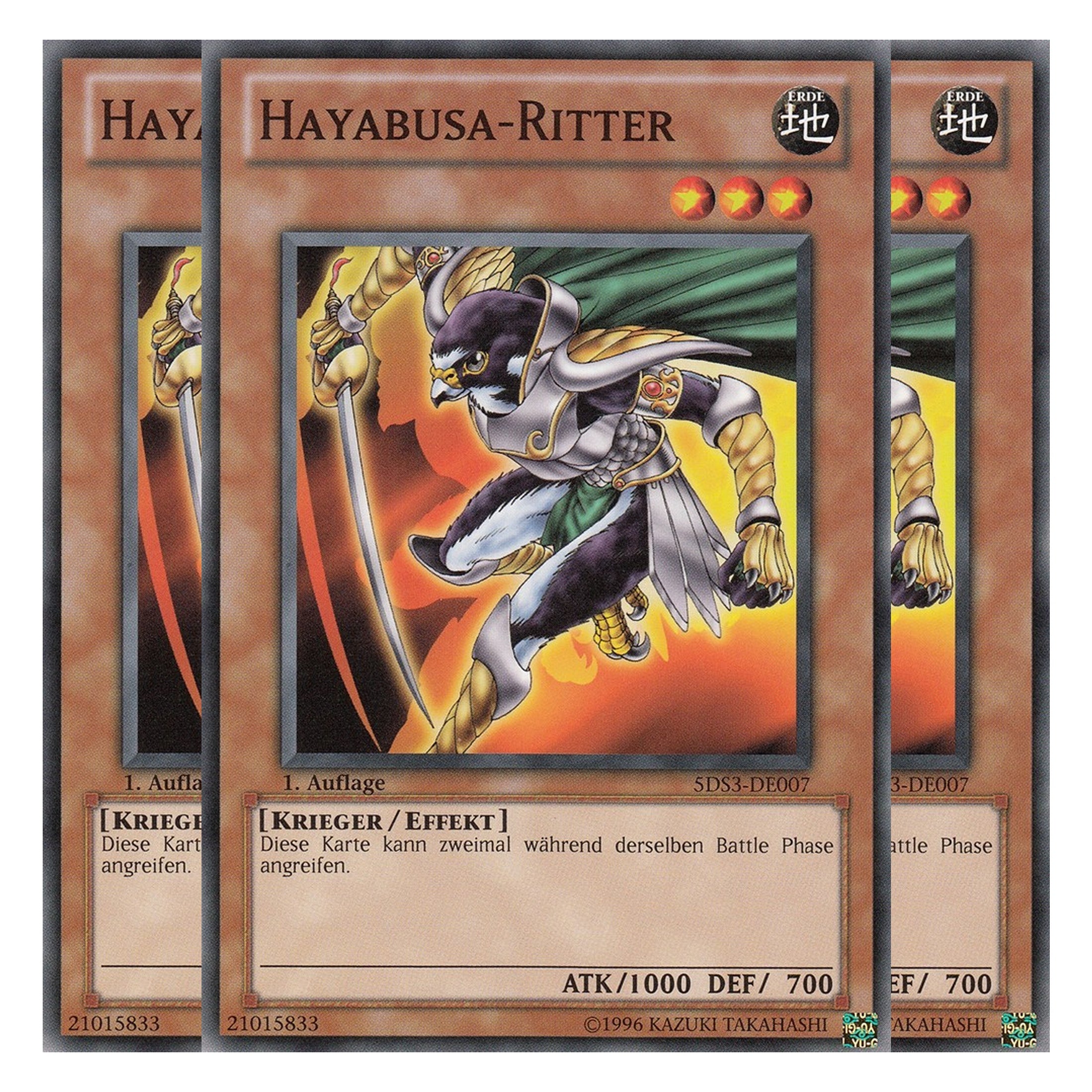 Hayabusa-Ritter - 5DS3-DE007 - Common - Deutsch - 1. Auflage - Starter Deck: Duelist Toolbox - Playset (3 Kopien)