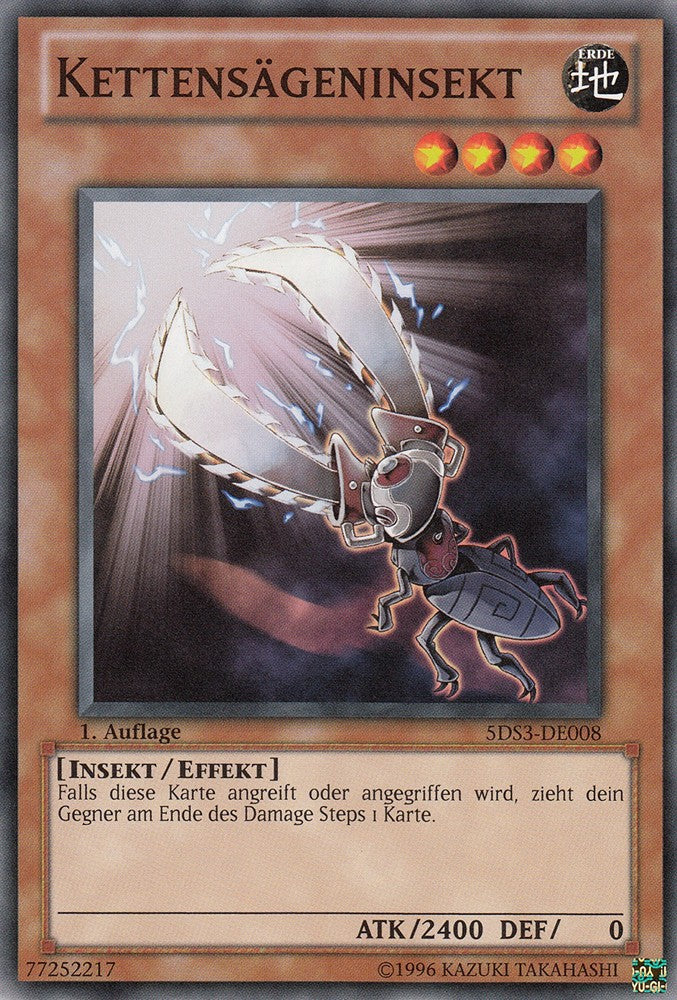 Kettensägeninsekt - 5DS3-DE008 - Common - Deutsch - 1. Auflage - Starter Deck: Duelist Toolbox - Yugioh