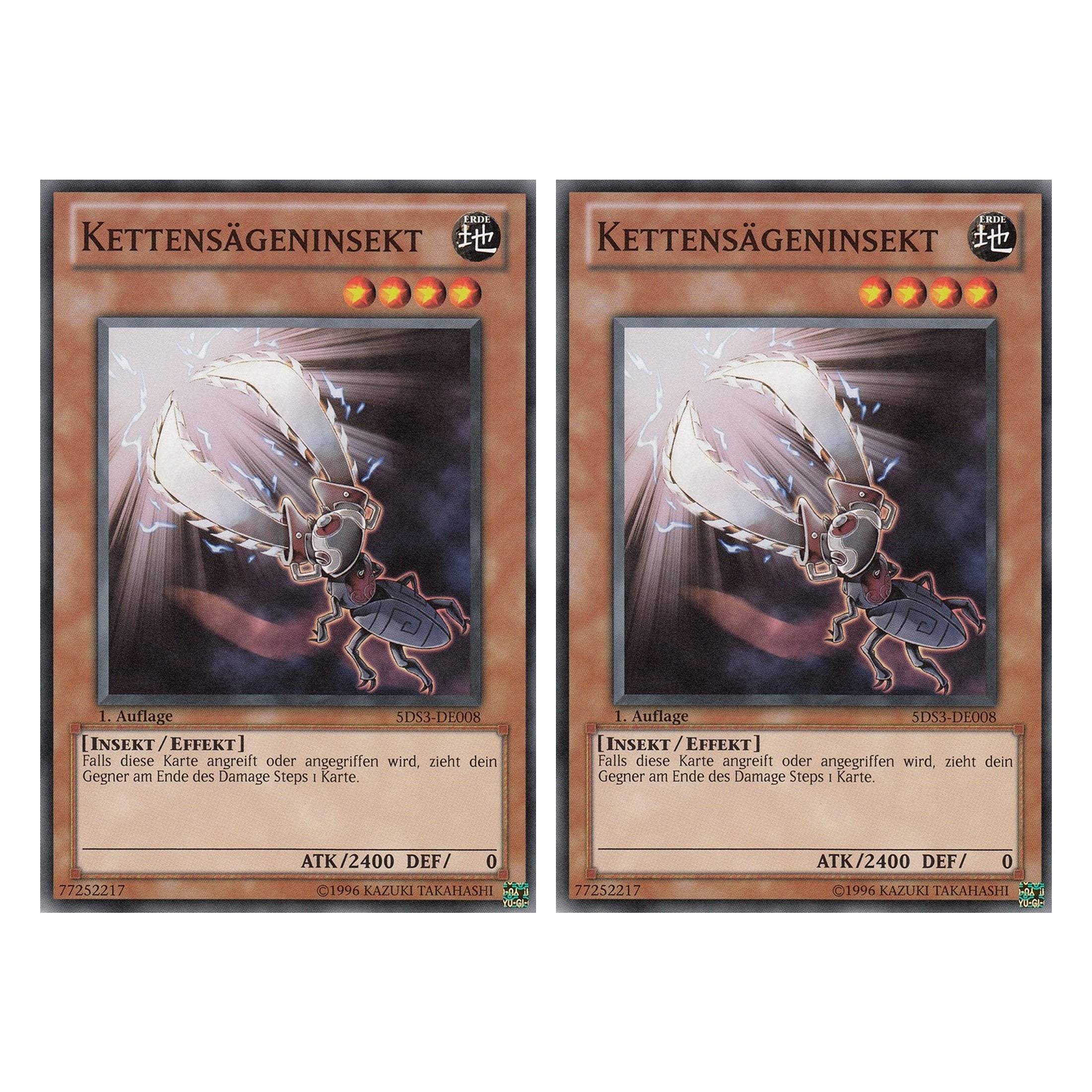 Kettensägeninsekt - 5DS3-DE008 - Common - Deutsch - 1. Auflage - Starter Deck: Duelist Toolbox - Duo Set (2 Stück) - Yugioh