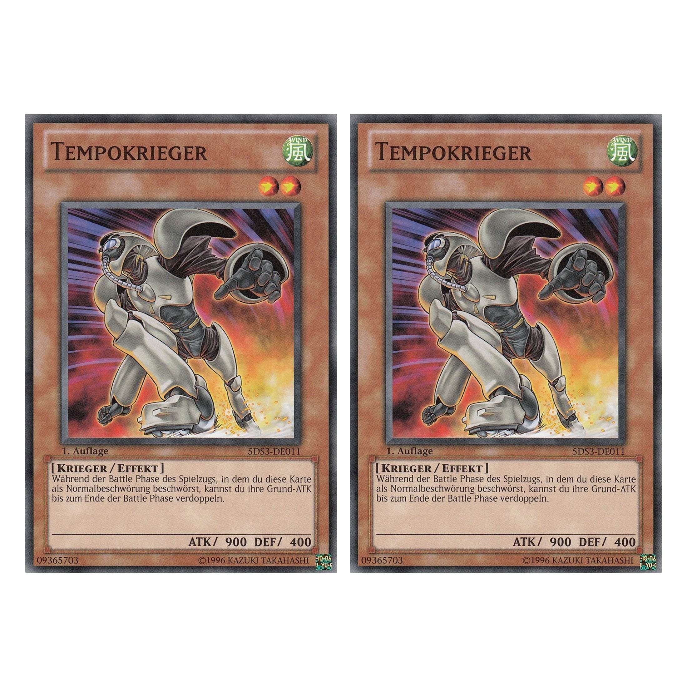 Tempokrieger - 5DS3-DE011 - Common - Deutsch - 1. Auflage - Starter Deck: Duelist Toolbox - Duo Set (2 Stück) - Yugioh