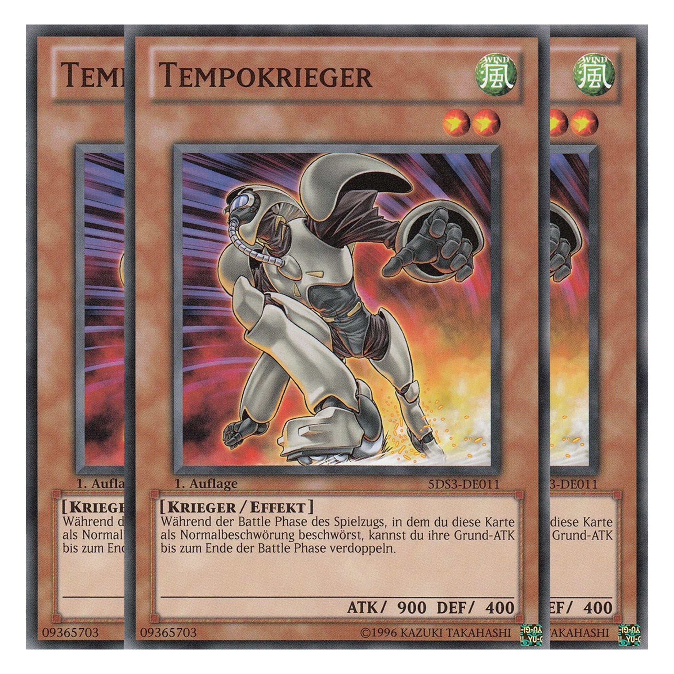 Tempokrieger - 5DS3-DE011 - Common - Deutsch - 1. Auflage - Starter Deck: Duelist Toolbox - Playset (3 Kopien)
