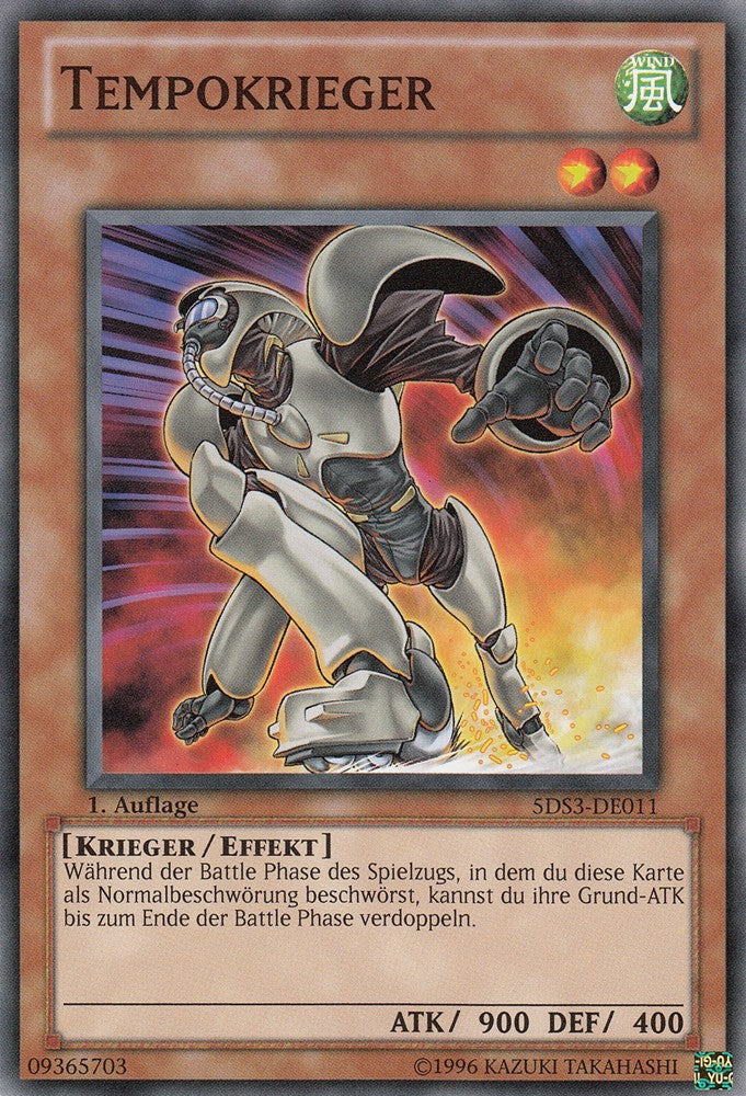 Tempokrieger - 5DS3-DE011 - Common - Deutsch - 1. Auflage - Starter Deck: Duelist Toolbox - Yugioh
