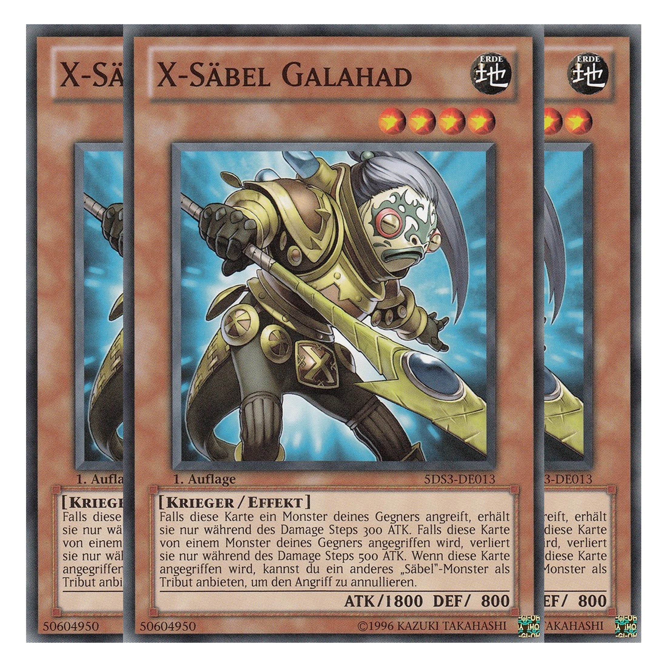X-Säbel Galahad - 5DS3-DE013 - Common - Deutsch - 1. Auflage - Starter Deck: Duelist Toolbox - Playset (3 Kopien)