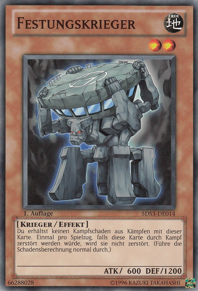 Festungskrieger - 5DS3-DE014 - Common - Deutsch - 1. Auflage - Starter Deck: Duelist Toolbox - Yugioh