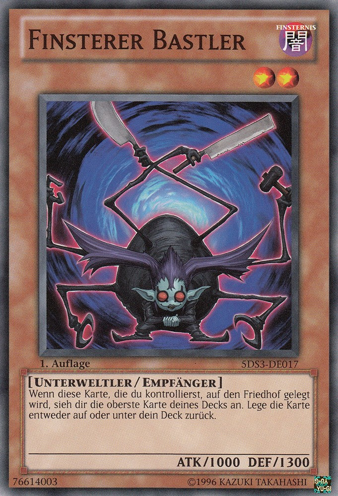 Finsterer Bastler - 5DS3-DE017 - Common - Deutsch - 1. Auflage - Starter Deck: Duelist Toolbox - Yugioh