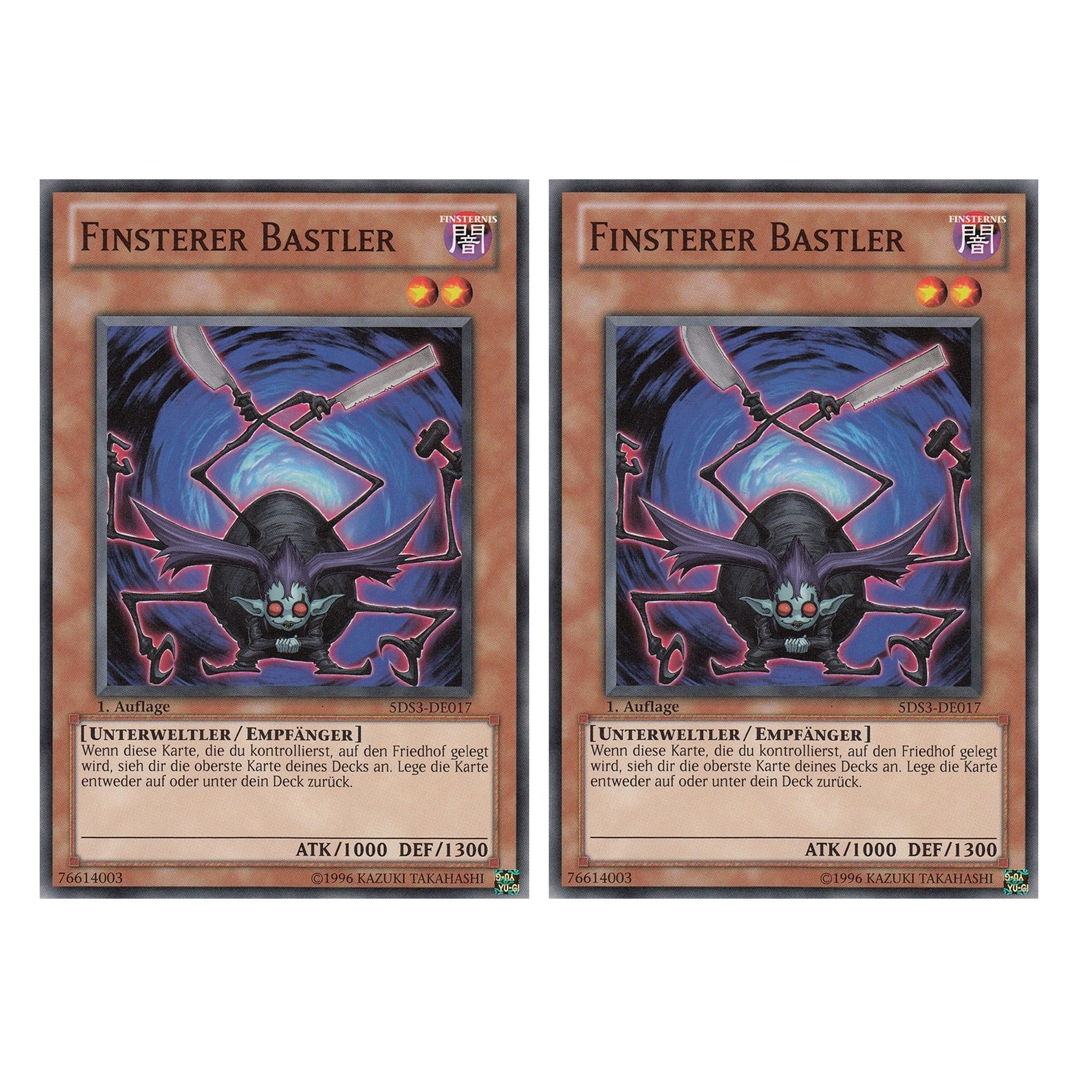 Finsterer Bastler - 5DS3-DE017 - Common - Deutsch - 1. Auflage - Starter Deck: Duelist Toolbox - Duo Set (2 Stück) - Yugioh