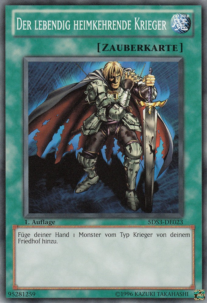 Der lebendig heimkehrende Krieger - 5DS3-DE023 - Common - Deutsch - 1. Auflage - Starter Deck: Duelist Toolbox - Yugioh