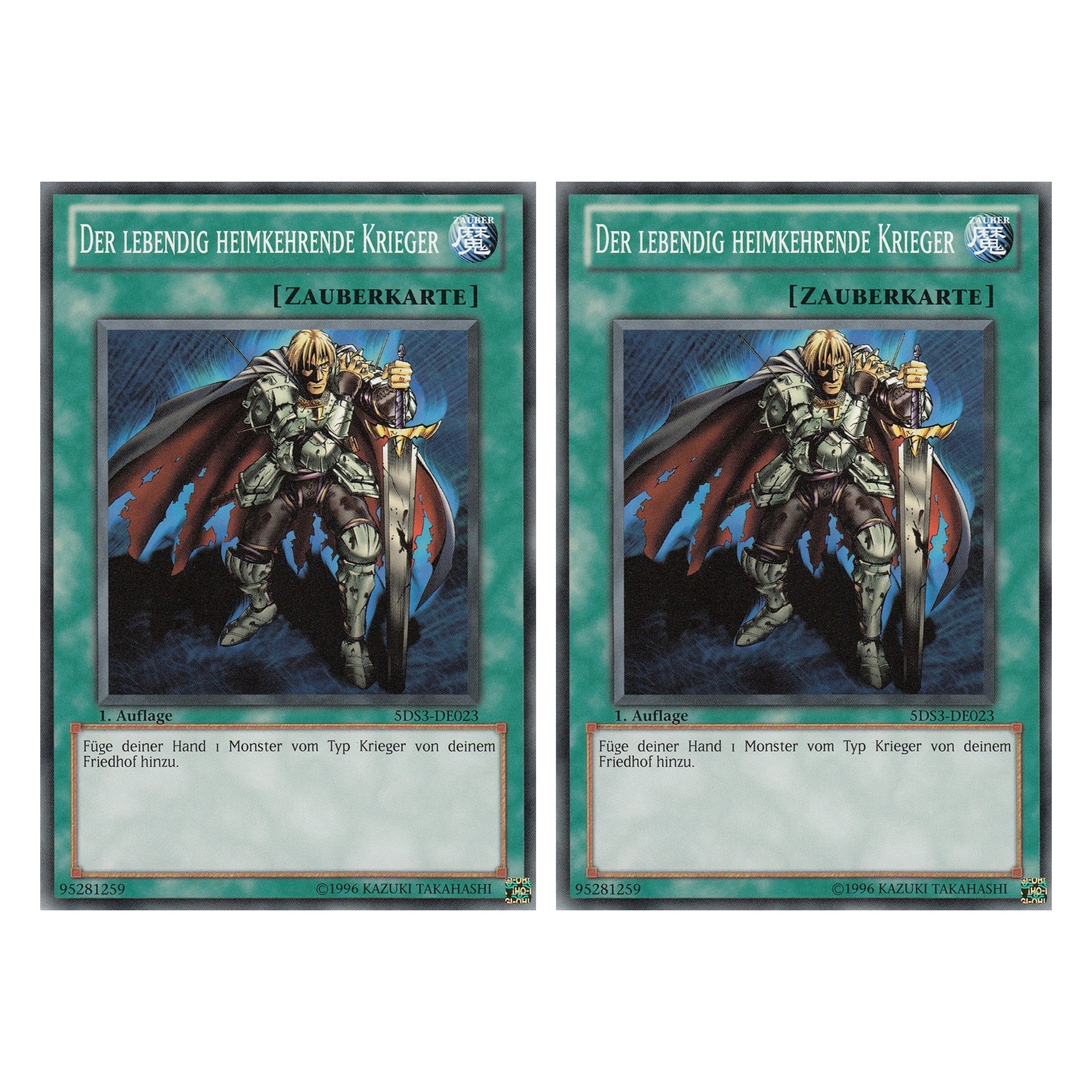 Der lebendig heimkehrende Krieger - 5DS3-DE023 - Common - Deutsch - 1. Auflage - Starter Deck: Duelist Toolbox - Duo Set (2 Stück) - Yugioh