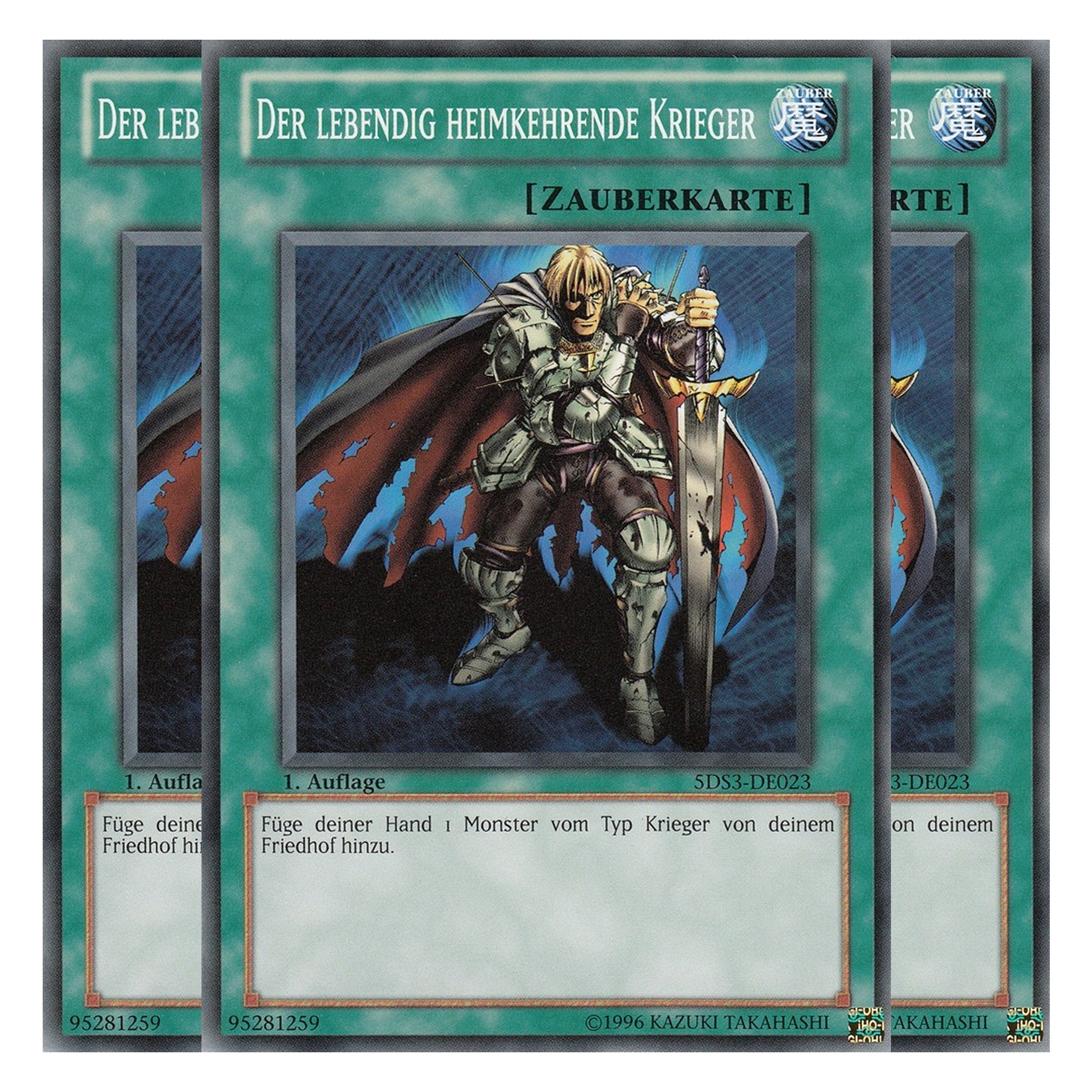 Der lebendig heimkehrende Krieger - 5DS3-DE023 - Common - Deutsch - 1. Auflage - Starter Deck: Duelist Toolbox - Playset (3 Kopien)