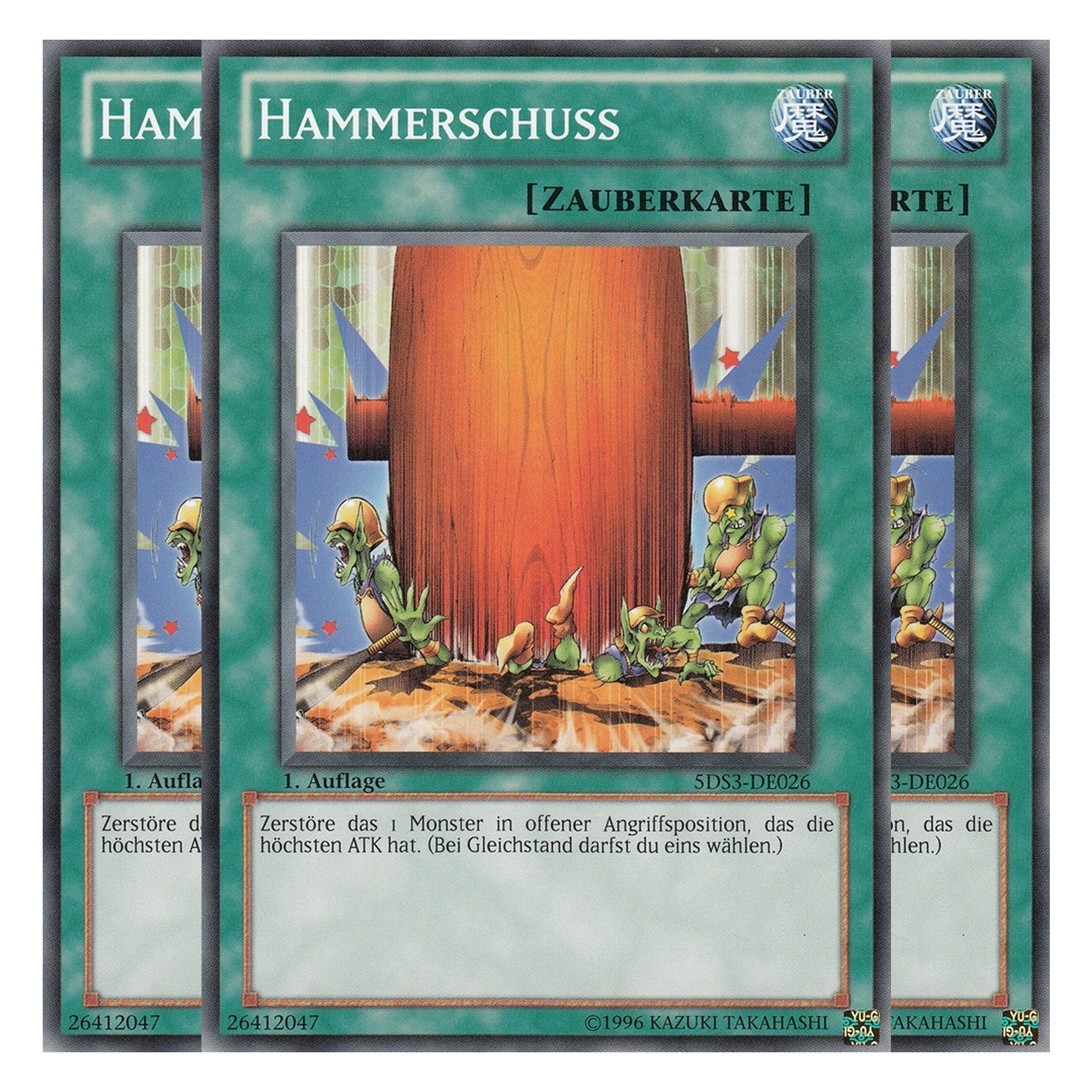 Hammerschuss - 5DS3-DE026 - Common - Deutsch - 1. Auflage - Starter Deck: Duelist Toolbox - Playset (3 Kopien)