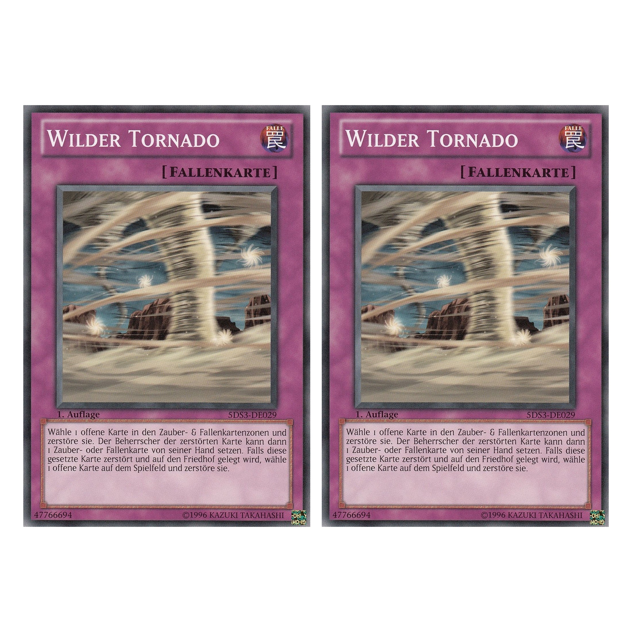 Wilder Tornado - 5DS3-DE029 - Common - Deutsch - 1. Auflage - Starter Deck: Duelist Toolbox - Duo Set (2 Stück) - Yugioh