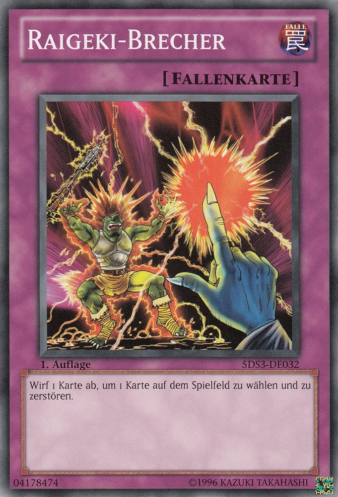 Raigeki-Brecher - 5DS3-DE032 - Common - Deutsch - 1. Auflage - Starter Deck: Duelist Toolbox - Yugioh