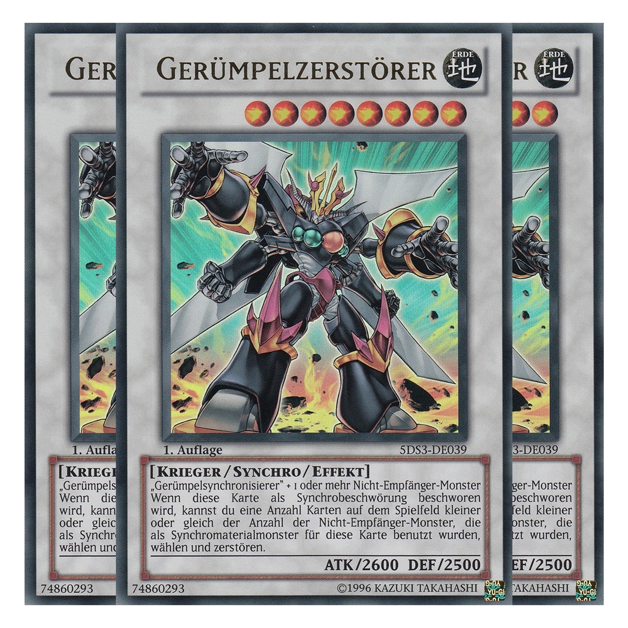 Gerümpelzerstörer - 5DS3-DE039 - Ultra Rare - Deutsch - 1. Auflage - Starter Deck: Duelist Toolbox - Playset (3 Kopien)