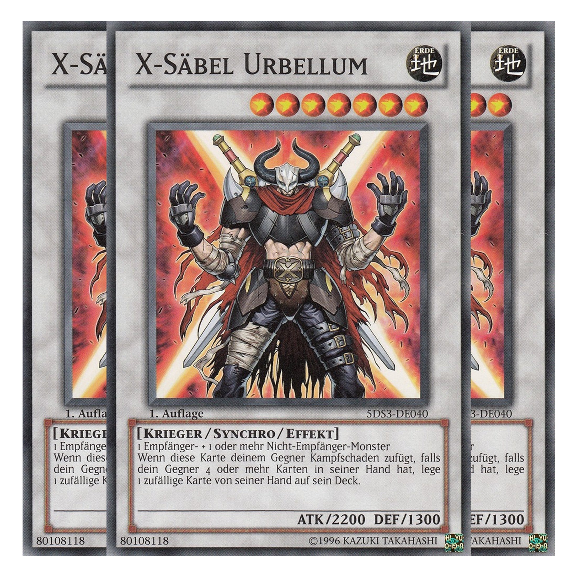 X-Säbel Urbellum - 5DS3-DE040 - Common - Deutsch - 1. Auflage - Starter Deck: Duelist Toolbox - Playset (3 Kopien)