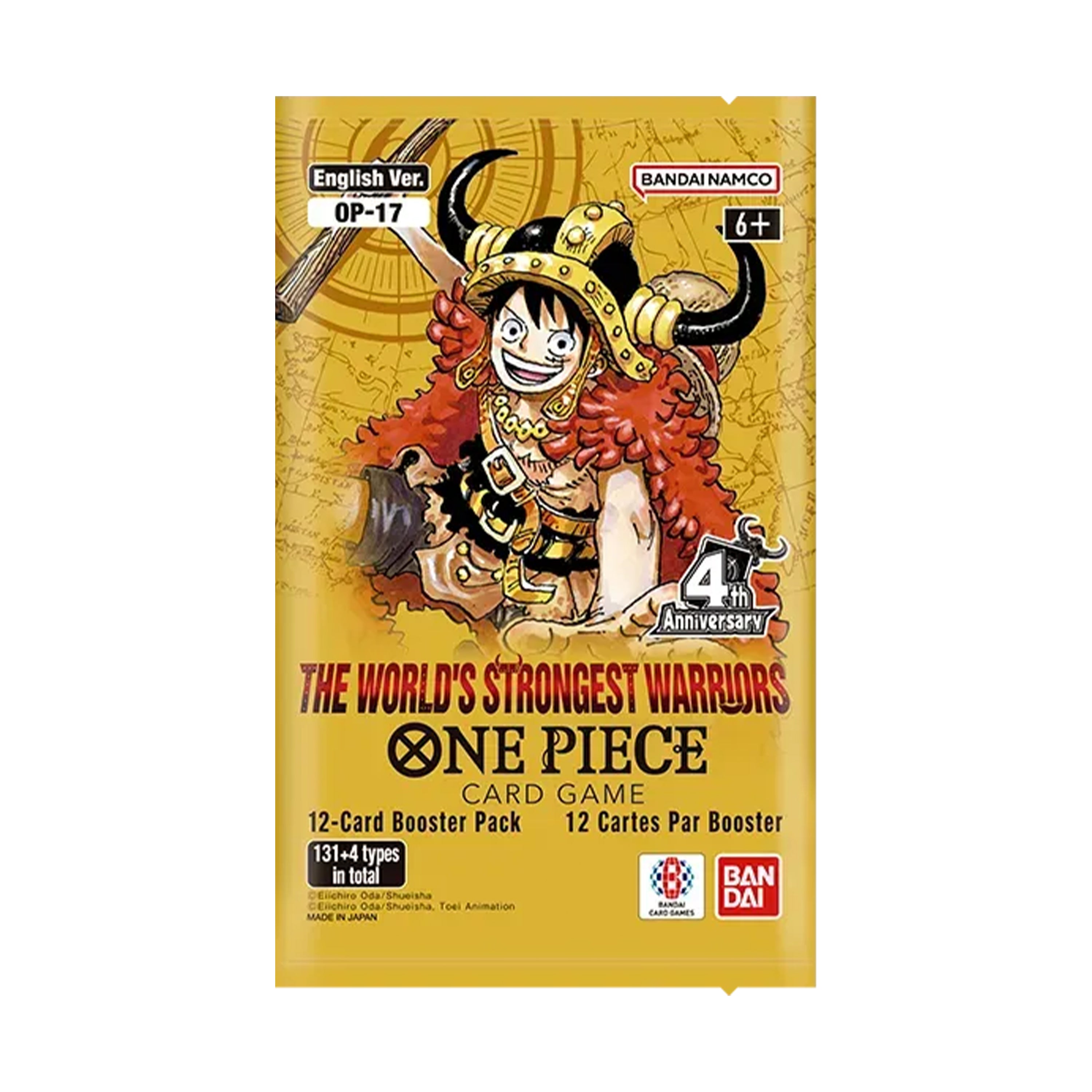 One Piece Card Game OP-17 Booster – The World’s Strongest Warriors – Englisch