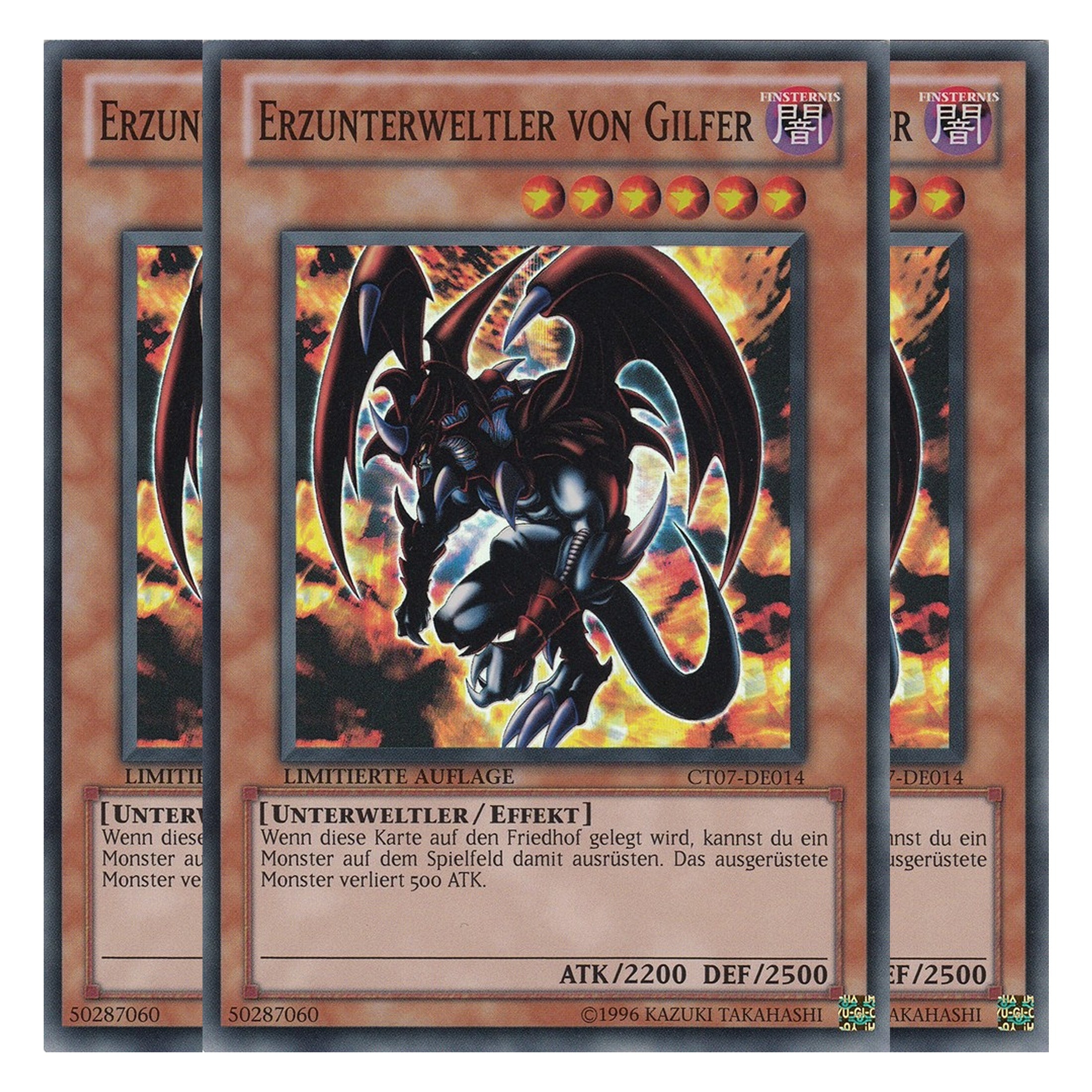 Erzunterweltler von Gilfer - CT07-DE014 - Super Rare - Deutsch - Limitierte Auflage - Collector's Tins 2010 - Playset (3 Kopien)