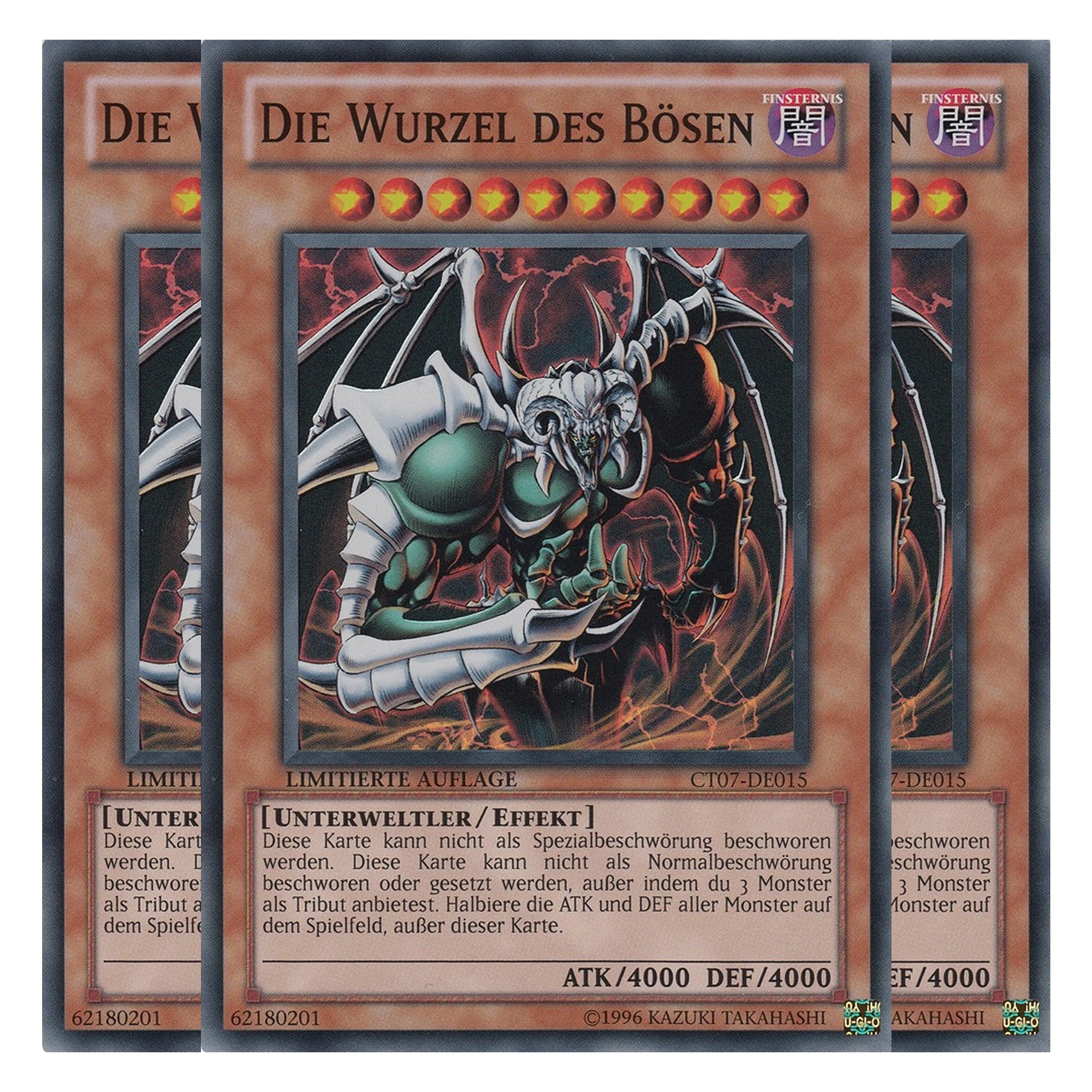Die Wurzel des Bösen - CT07-DE015 - Super Rare - Deutsch - Limitierte Auflage - Collector's Tins 2010 - Playset (3 Kopien)