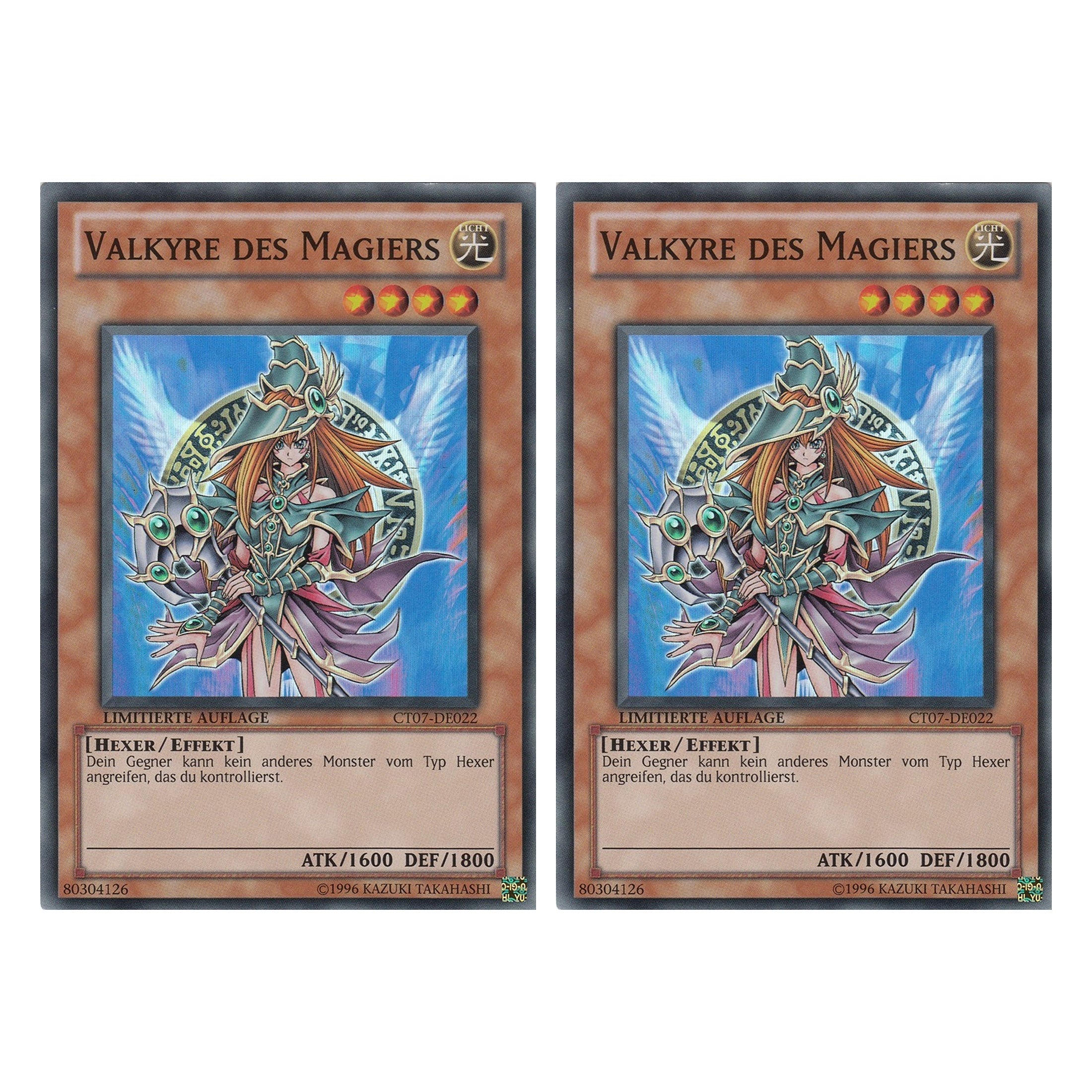 Valkyre des Magiers - CT07-DE022 - Super Rare - Deutsch - Limitierte Auflage - Collector's Tins 2010 - Duo Set (2 Stück) - Yugioh