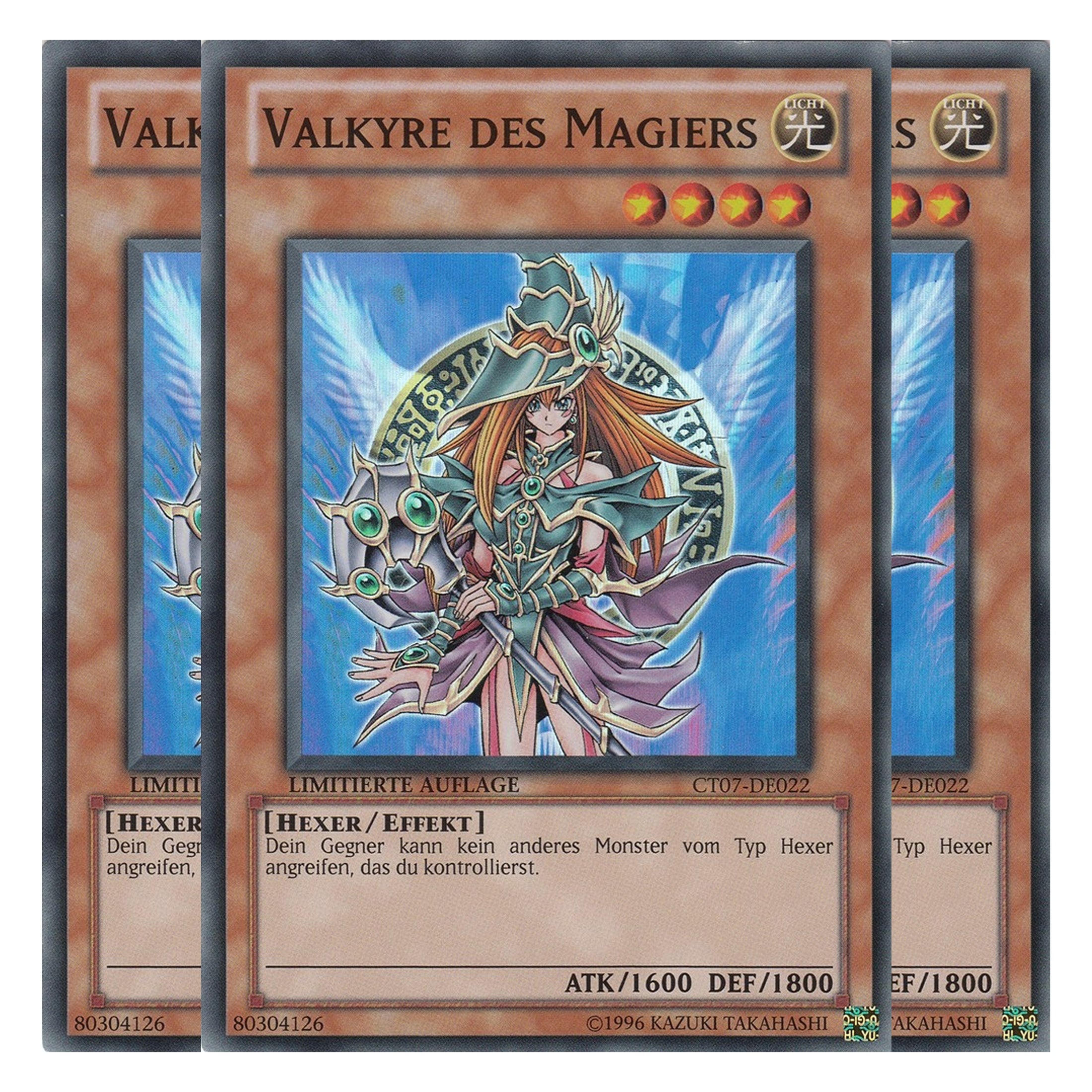 Valkyre des Magiers - CT07-DE022 - Super Rare - Deutsch - Limitierte Auflage - Collector's Tins 2010 - Playset (3 Kopien)