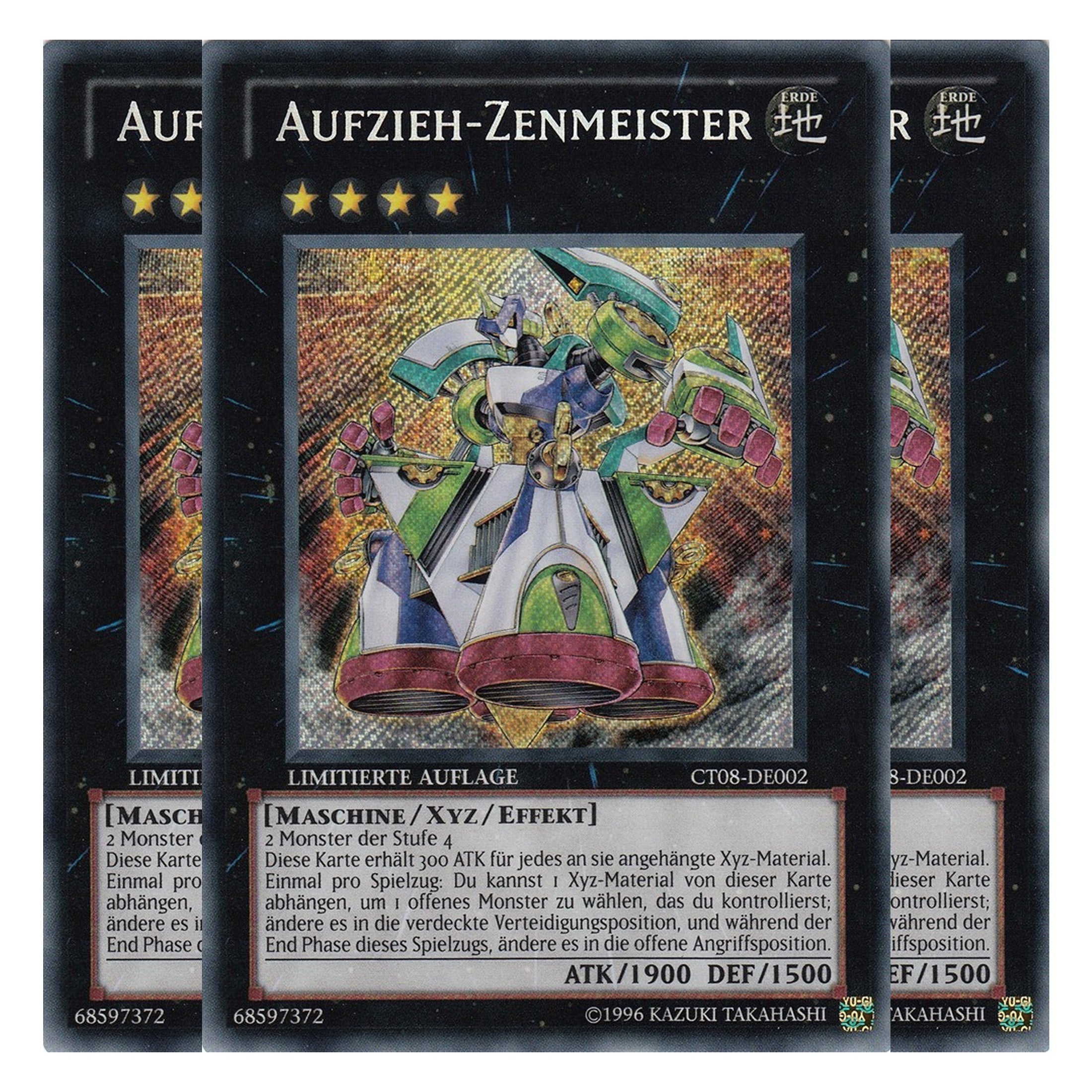 Aufzieh-Zenmeister - CT08-DE002 - Secret Rare - Deutsch - Limitierte Auflage - Collector's Tins 2011 - Playset (3 Kopien)