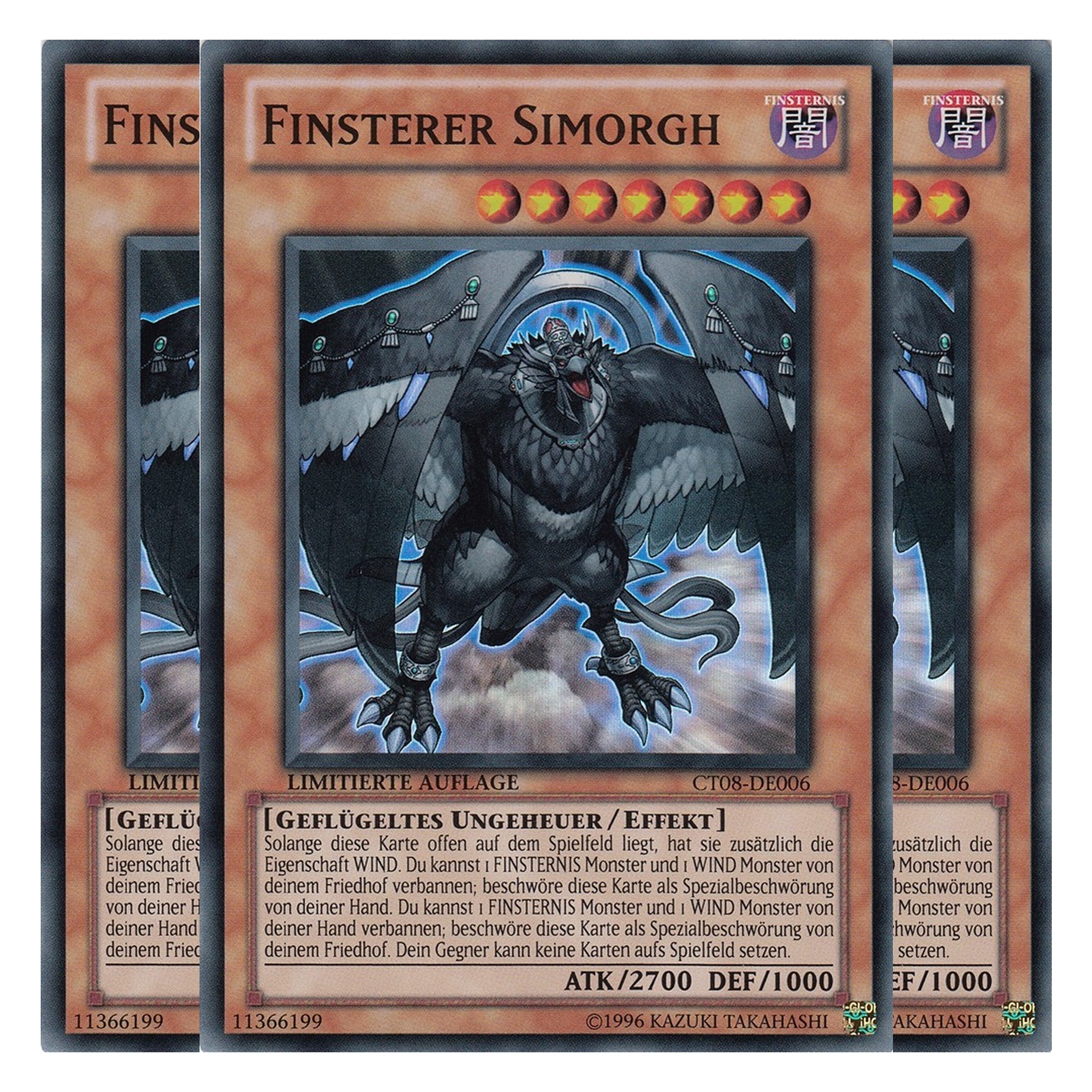 Finsterer Simorgh - CT08-DE006 - Super Rare - Deutsch - Limitierte Auflage - Collector's Tins 2011 - Playset (3 Kopien)