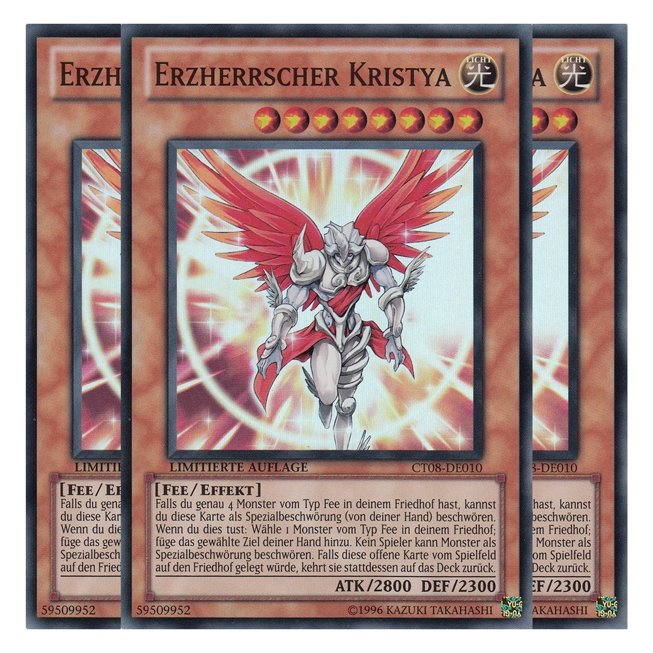 Erzherrscher Kristya - CT08-DE010 - Super Rare - Deutsch - Limitierte Auflage - Collector's Tins 2011 - Playset (3 Kopien)