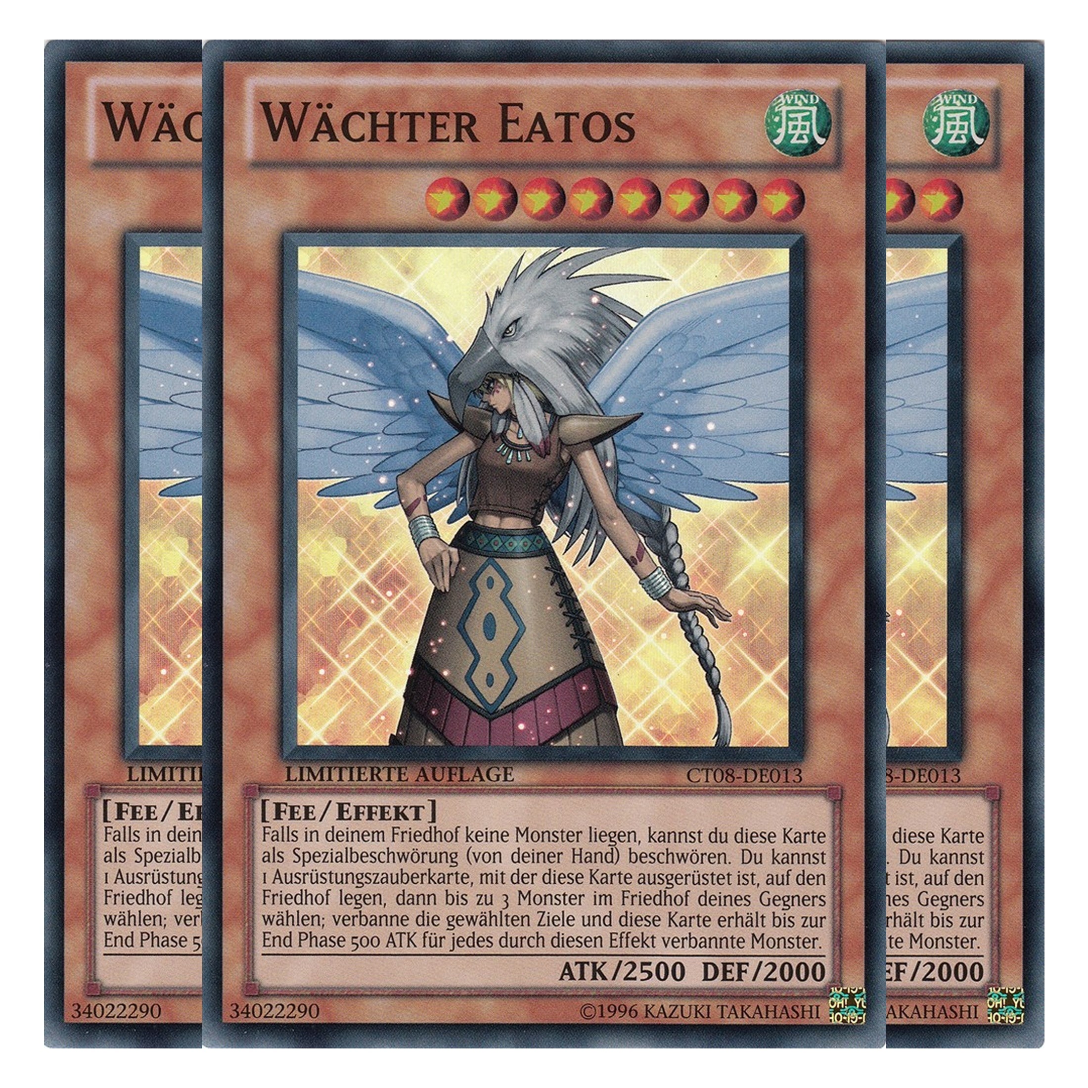 Wächter Eatos - CT08-DE013 - Super Rare - Deutsch - Limitierte Auflage - Collector's Tins 2011 - Playset (3 Kopien)