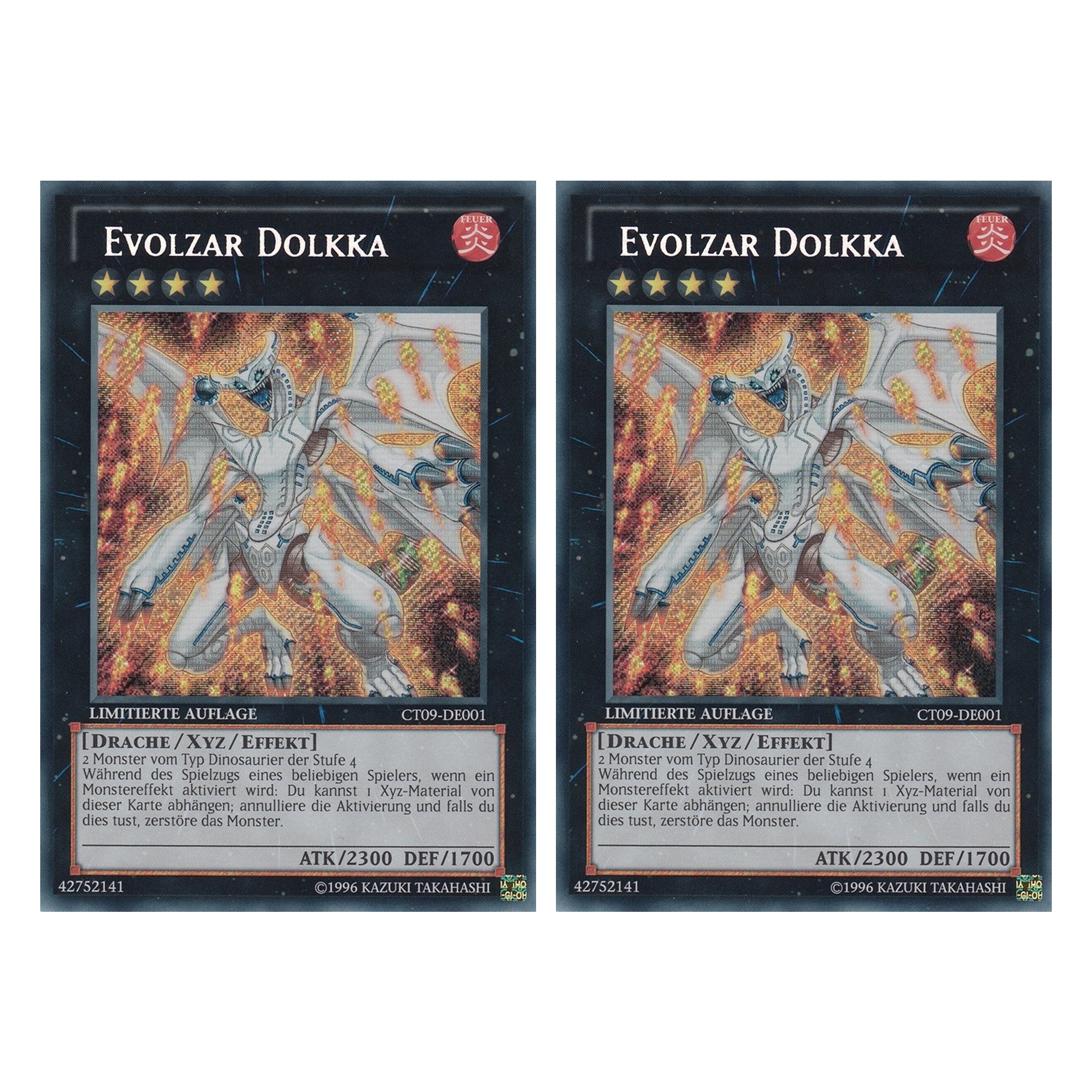 Evolzar Dolkka - CT09-DE001 - Secret Rare - Deutsch - Limitierte Auflage - Collector's Tins 2012 - Duo Set (2 Stück) - Yugioh