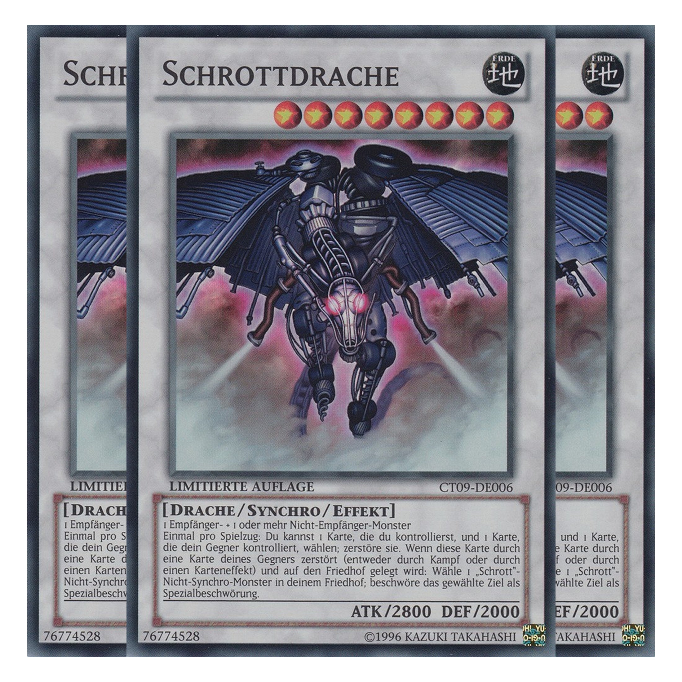 Schrottdrache - CT09-DE006 - Super Rare - Deutsch - Limitierte Auflage - Collector's Tins 2012 - Playset (3 Kopien)