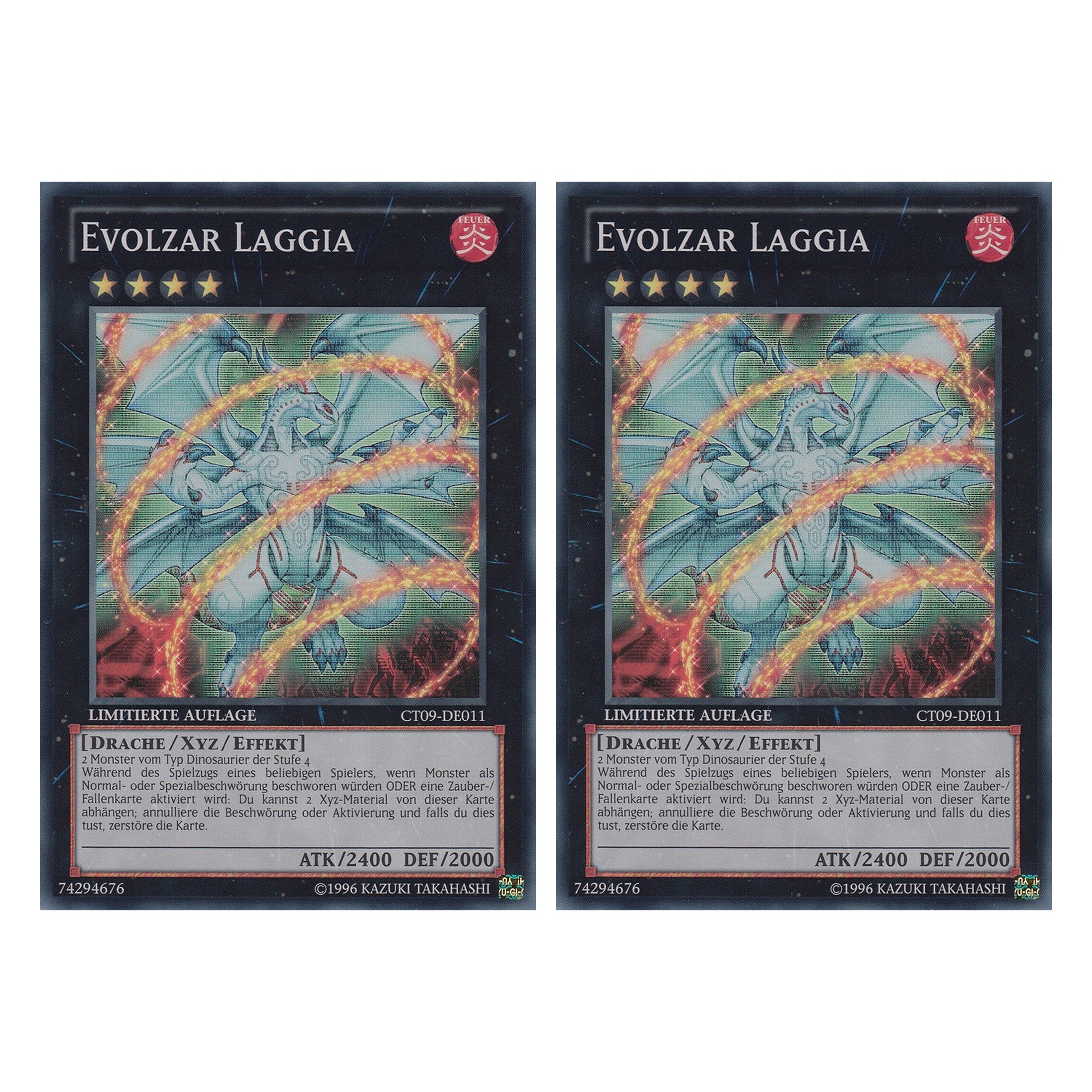 Evolzar Laggia - CT09-DE011 - Super Rare - Deutsch - Limitierte Auflage - Collector's Tins 2012 - Duo Set (2 Stück) - Yugioh