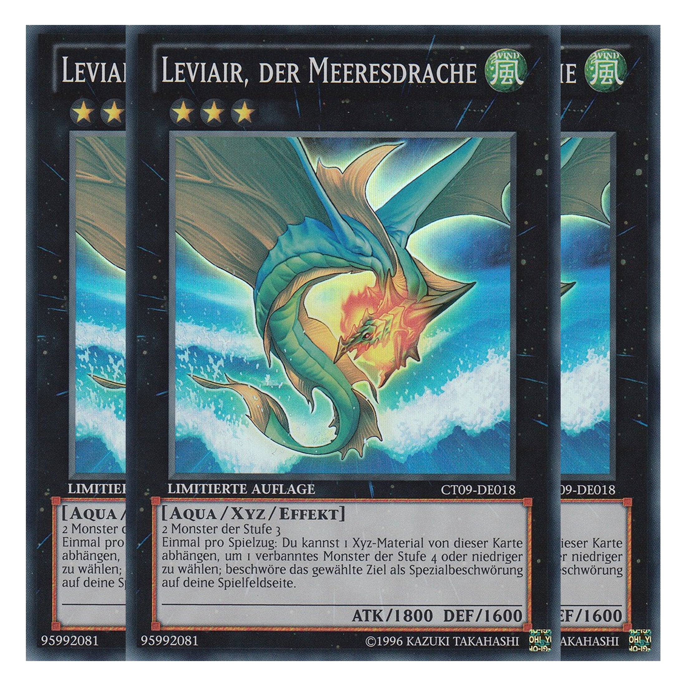 Leviair, der Meeresdrache - CT09-DE018 - Super Rare - Deutsch - Limitierte Auflage - Collector's Tins 2012 - Playset (3 Kopien)