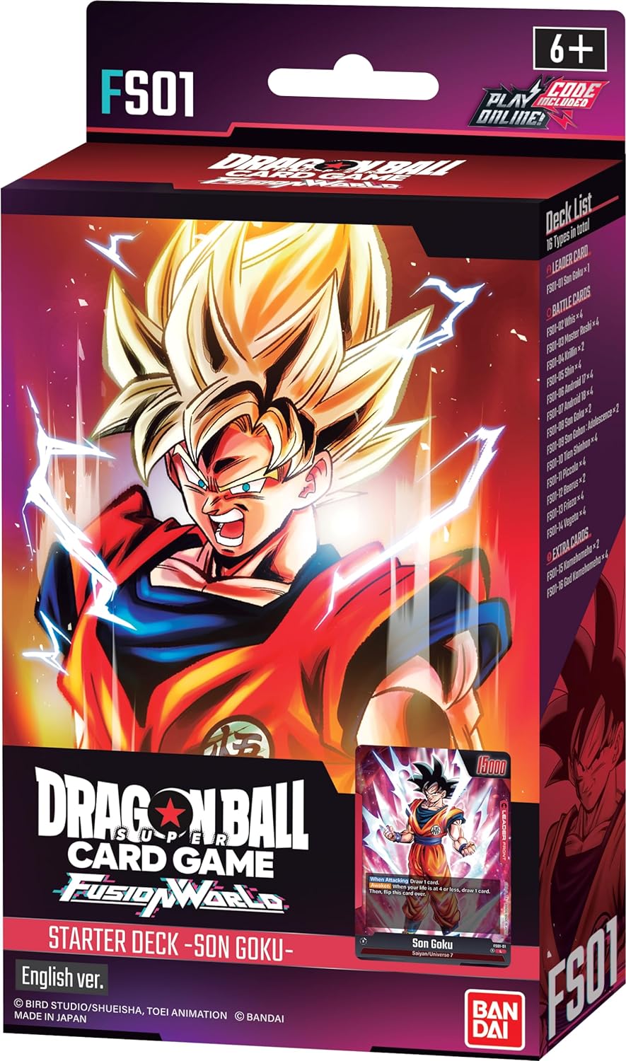 Dragon Ball Super Card Game: Starter Deck - Son Goku - Fusion World (FS01) - Englisch