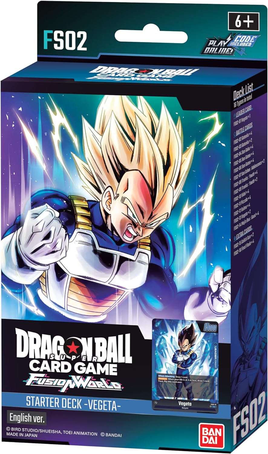 Dragon Ball Super Card Game: Starter Deck - Vegeta - Fusion World (FS02) - Englisch