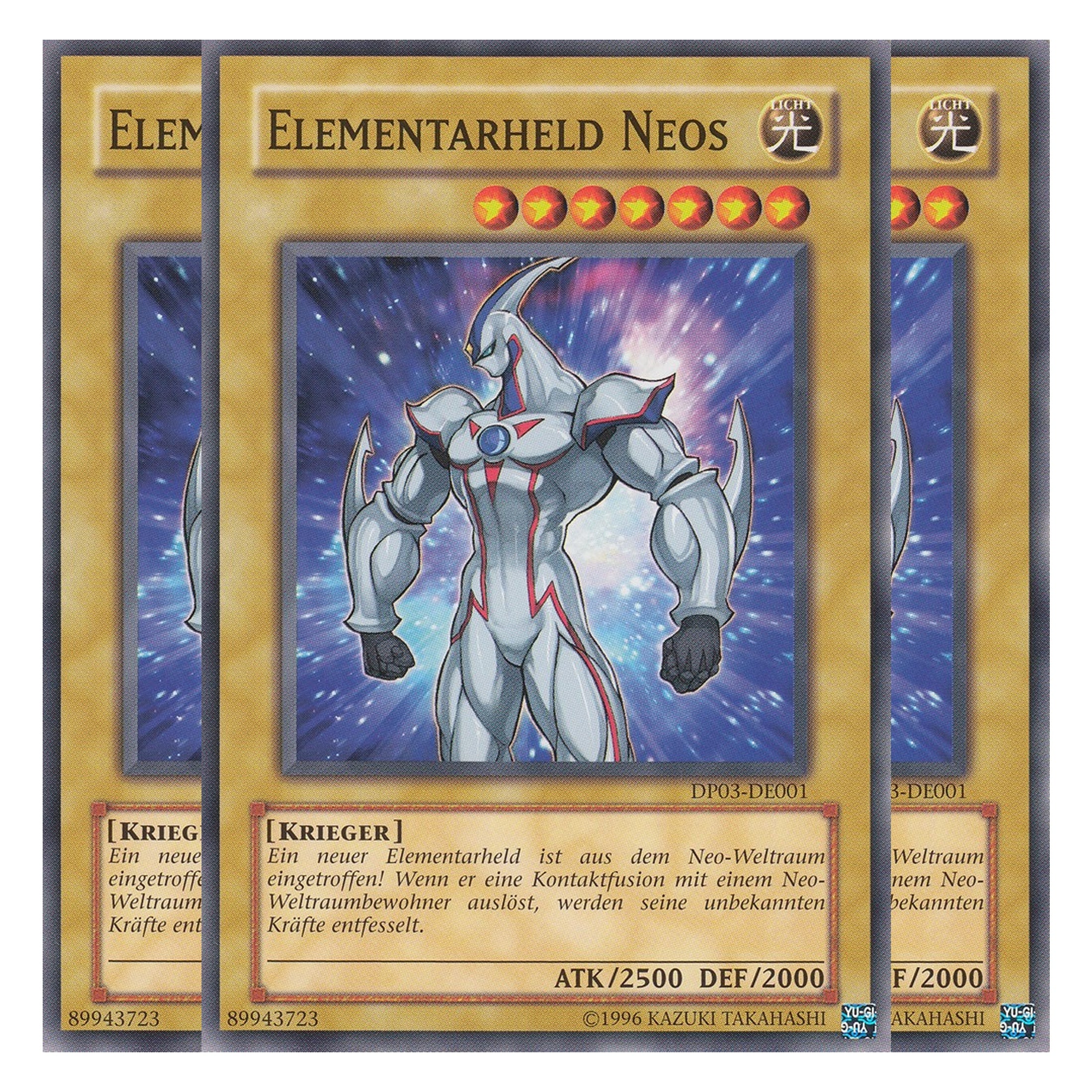 Elementarheld Neos - DP03-DE001 - Common - Deutsch - Unlimitiert - Duelist Pack: Jaden Yuki 2 - Playset (3 Kopien)