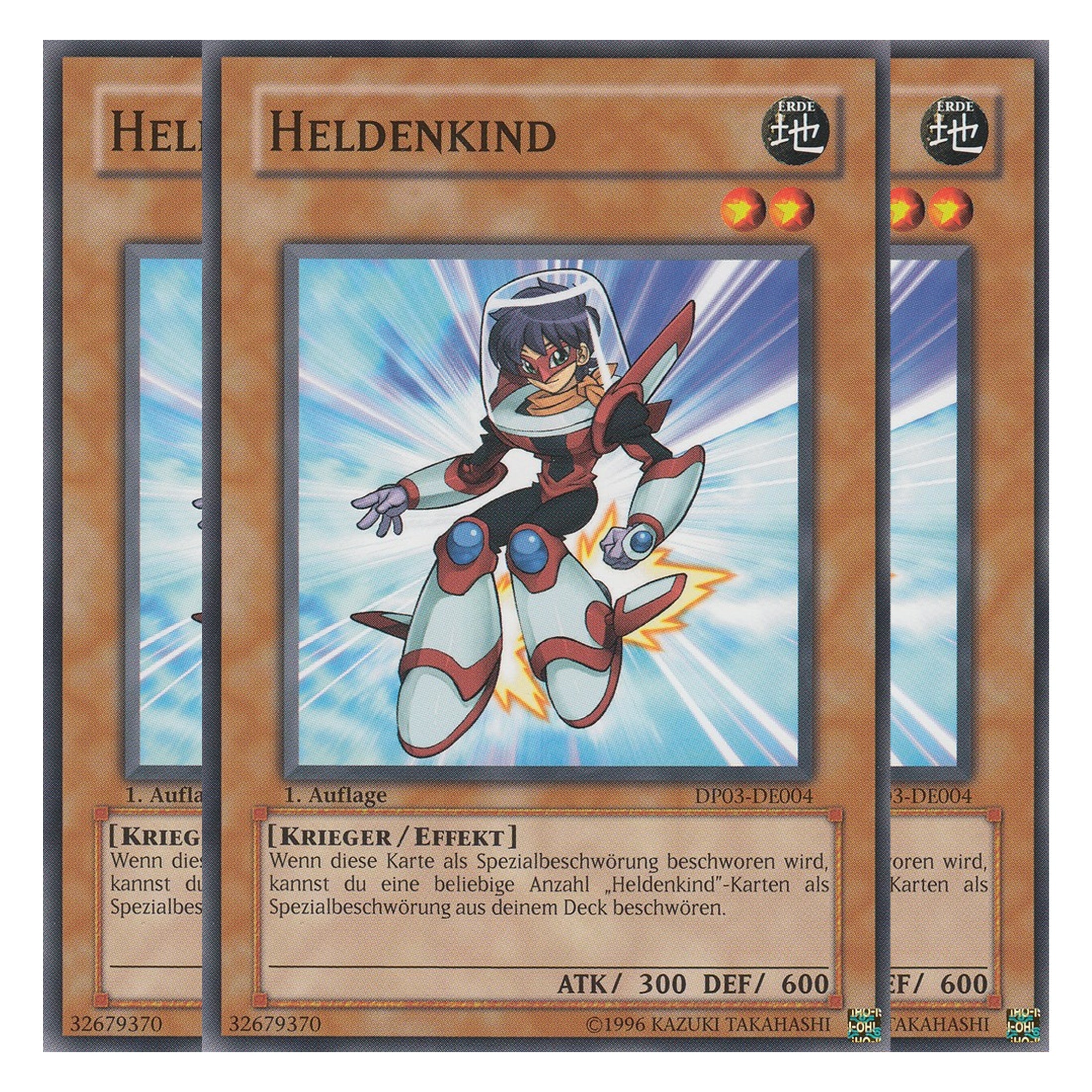 Heldenkind - DP03-DE004 - Common - Deutsch - Unlimitiert - Duelist Pack: Jaden Yuki 2 - Playset (3 Kopien)