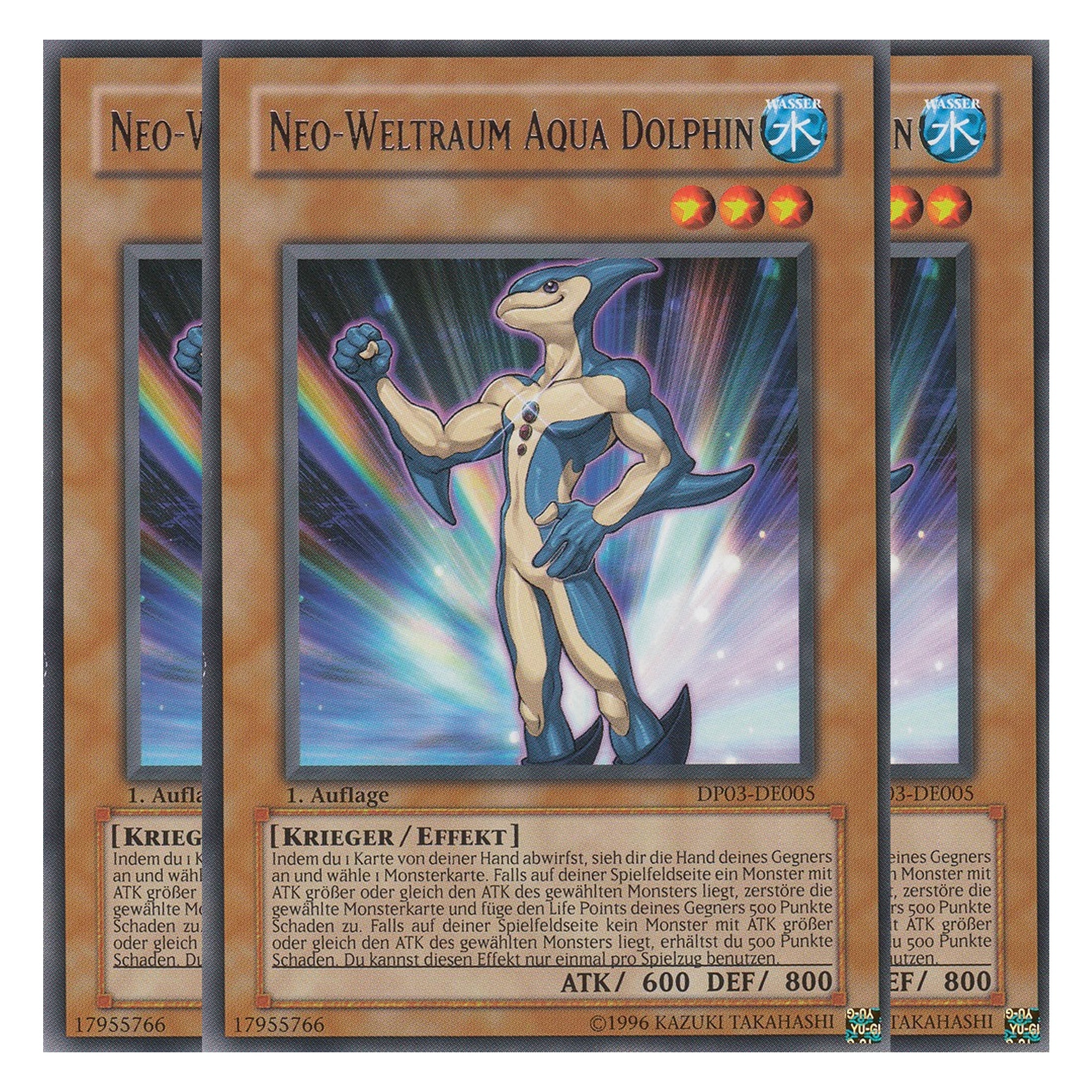 Neo-Weltraum Aqua Dolphin - DP03-DE005 - Rare - Deutsch - Unlimitiert - Duelist Pack: Jaden Yuki 2 - Playset (3 Kopien)